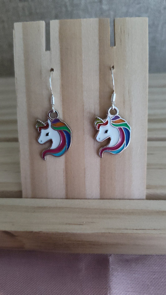 Unicorn Earrings- CLEARANCE- Discontinued item
