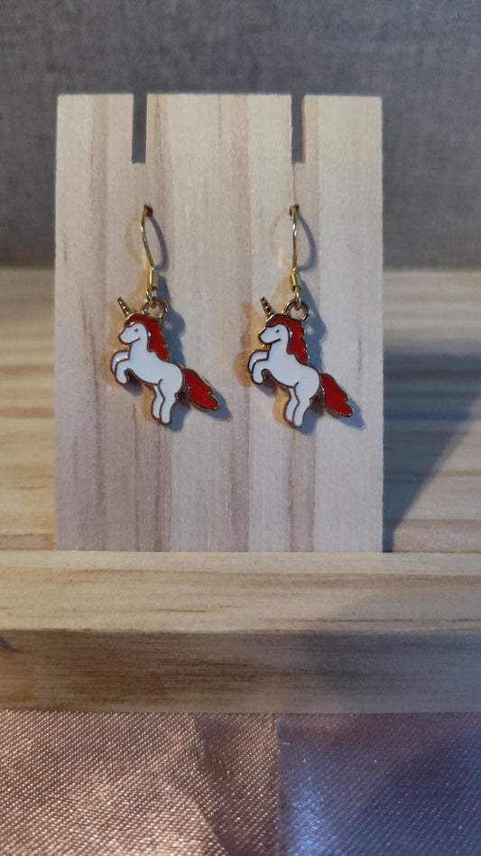 Unicorn Earrings- CLEARANCE- Discontinued item