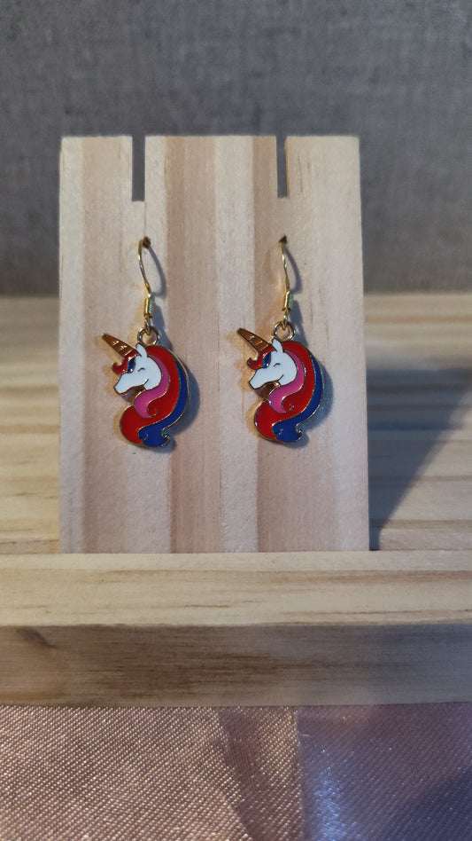Unicorn Earrings- CLEARANCE- Discontinued item