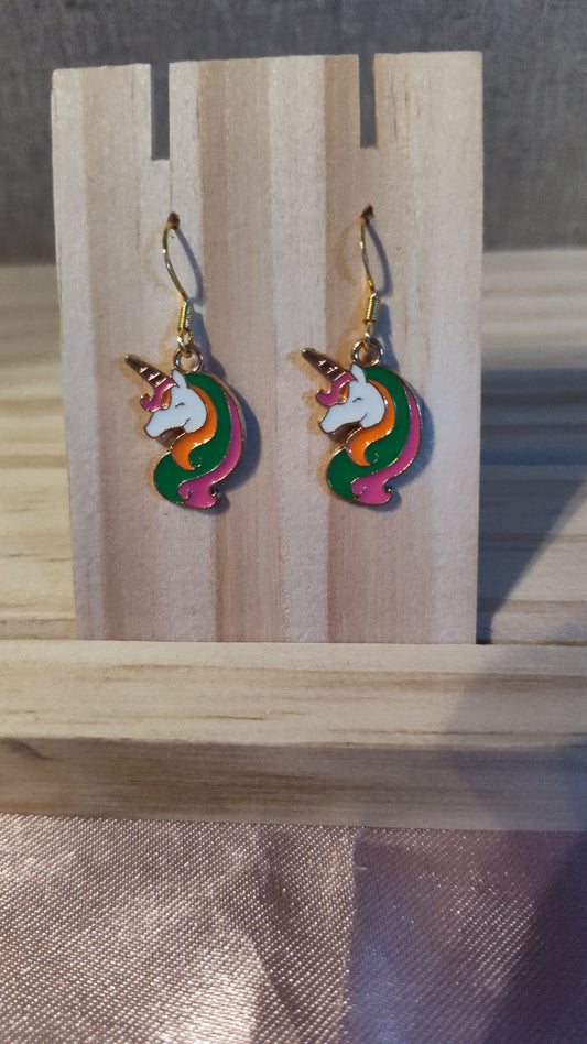 Unicorn Earrings- CLEARANCE- Discontinued item