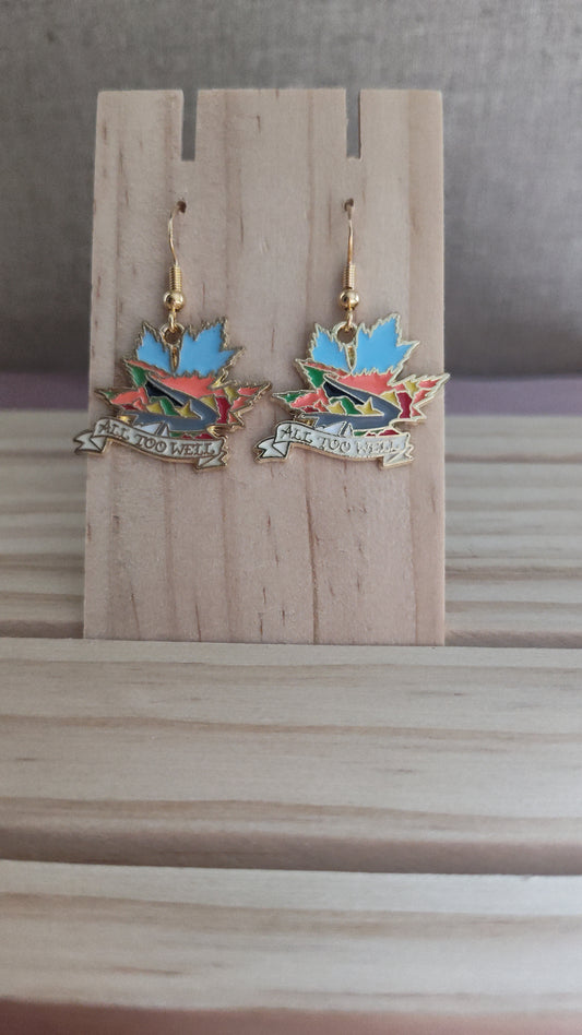 Taylor Swift Earrings- CLEARANCE- Discontinued item