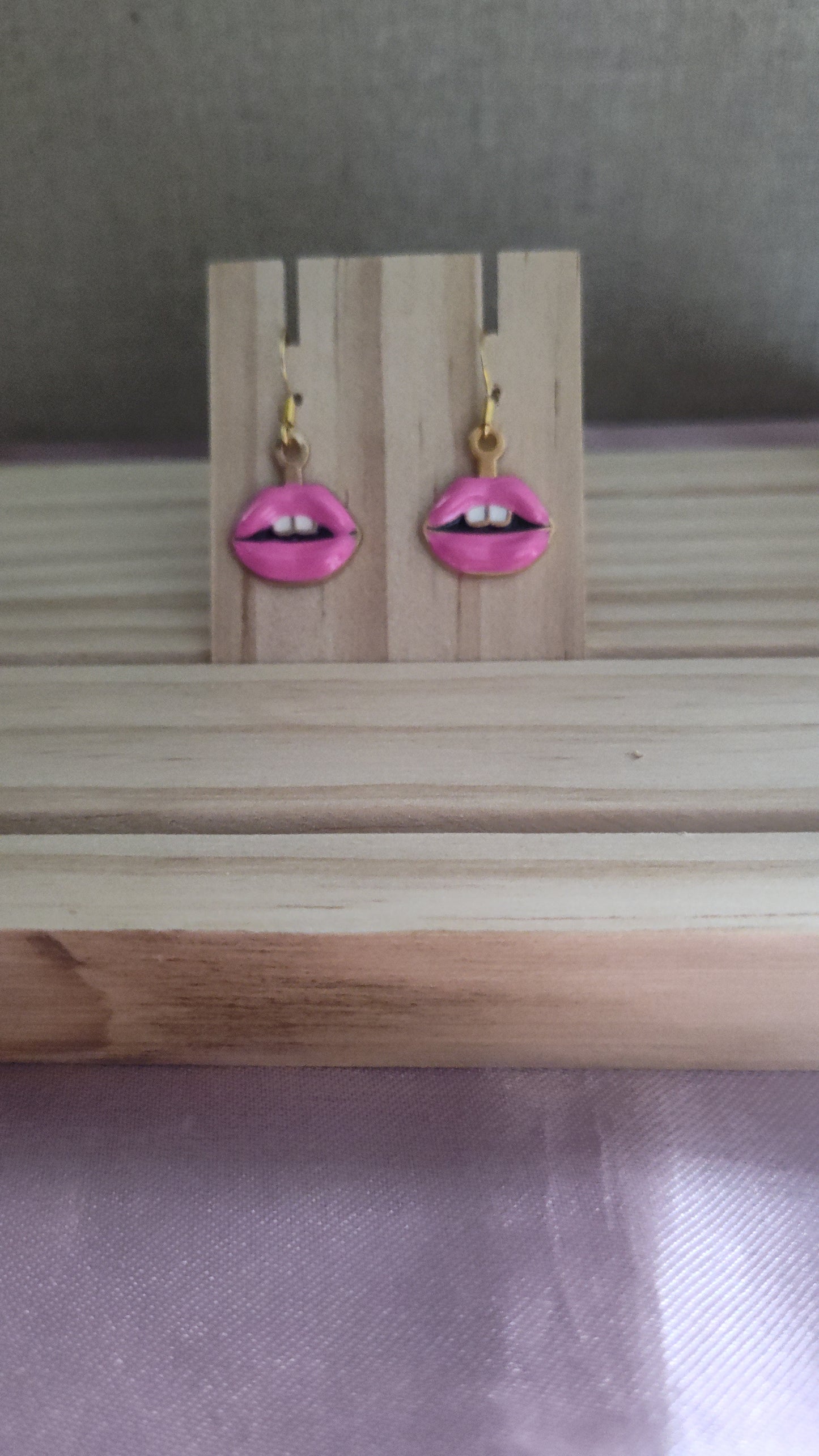 Hot Lips Earrings- CLEARANCE