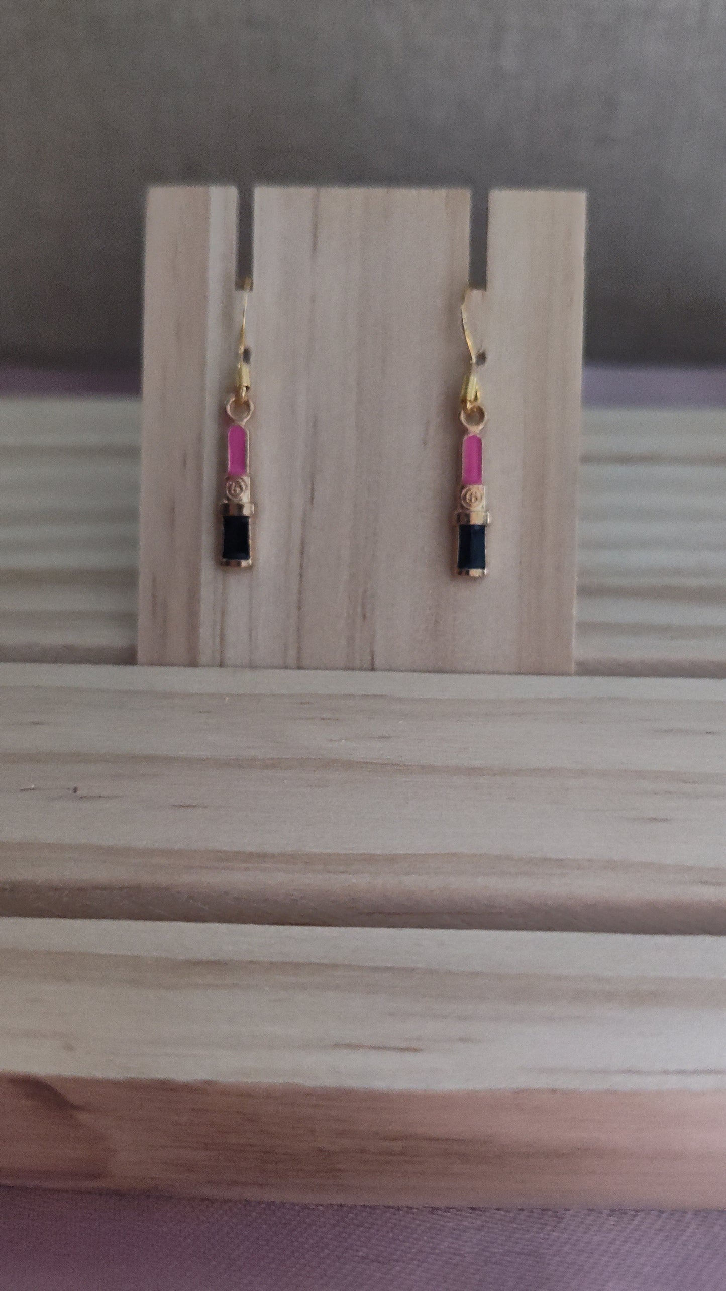 Lipstick Earrings- CLEARANCE- Discontinued item