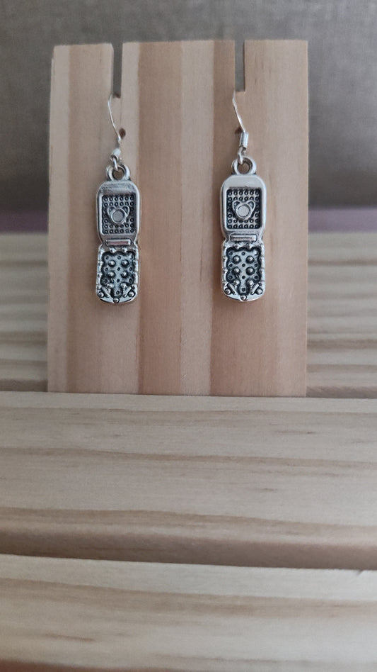 Cell Phone Earrings-CLEARANCE