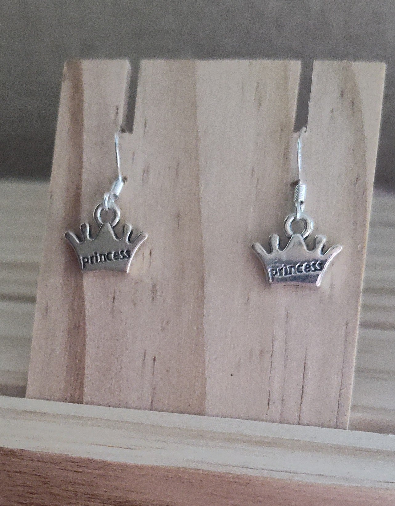 Princess Crown Earrings- CLEARANCE