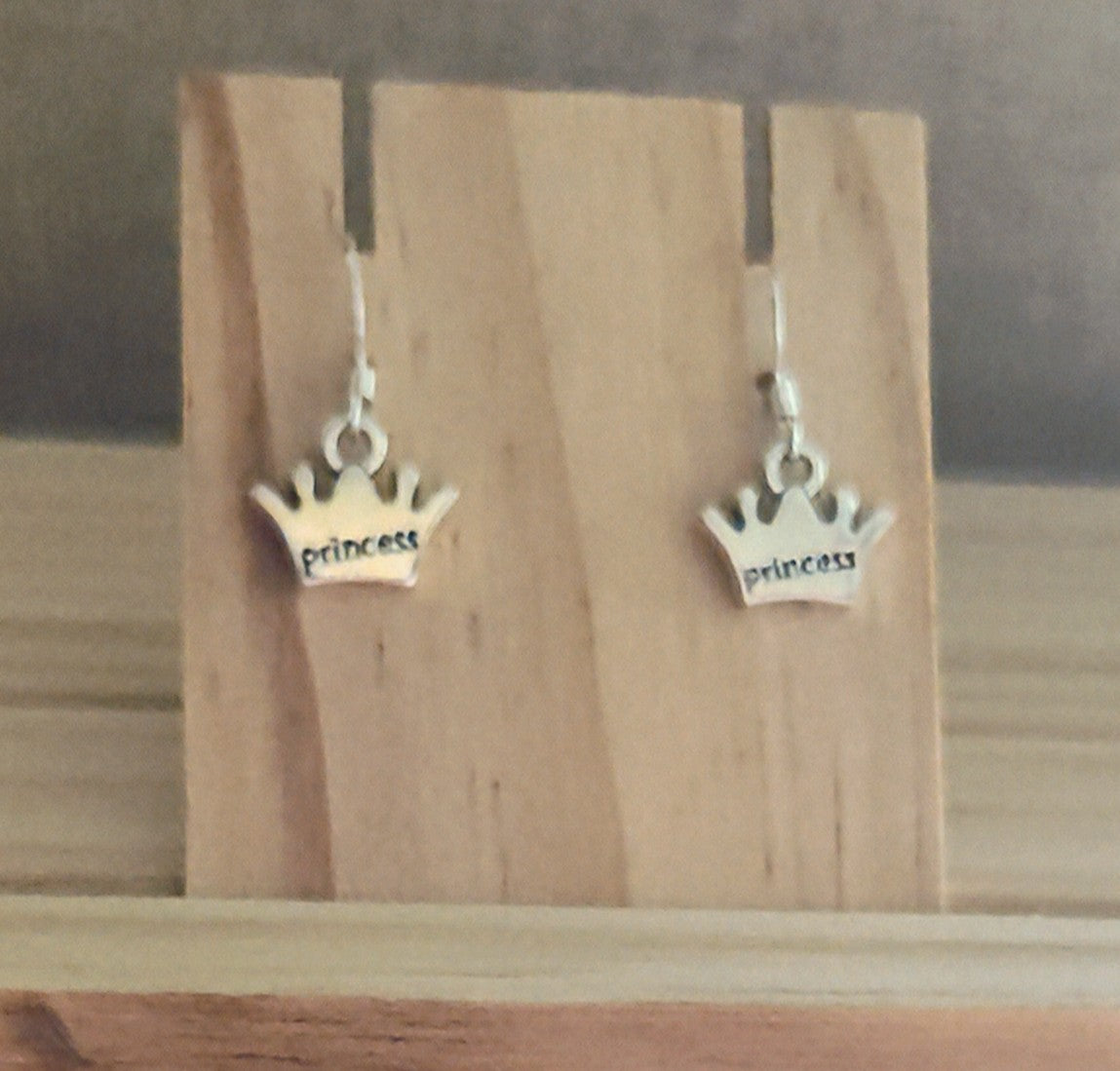 Princess Crown Earrings- CLEARANCE