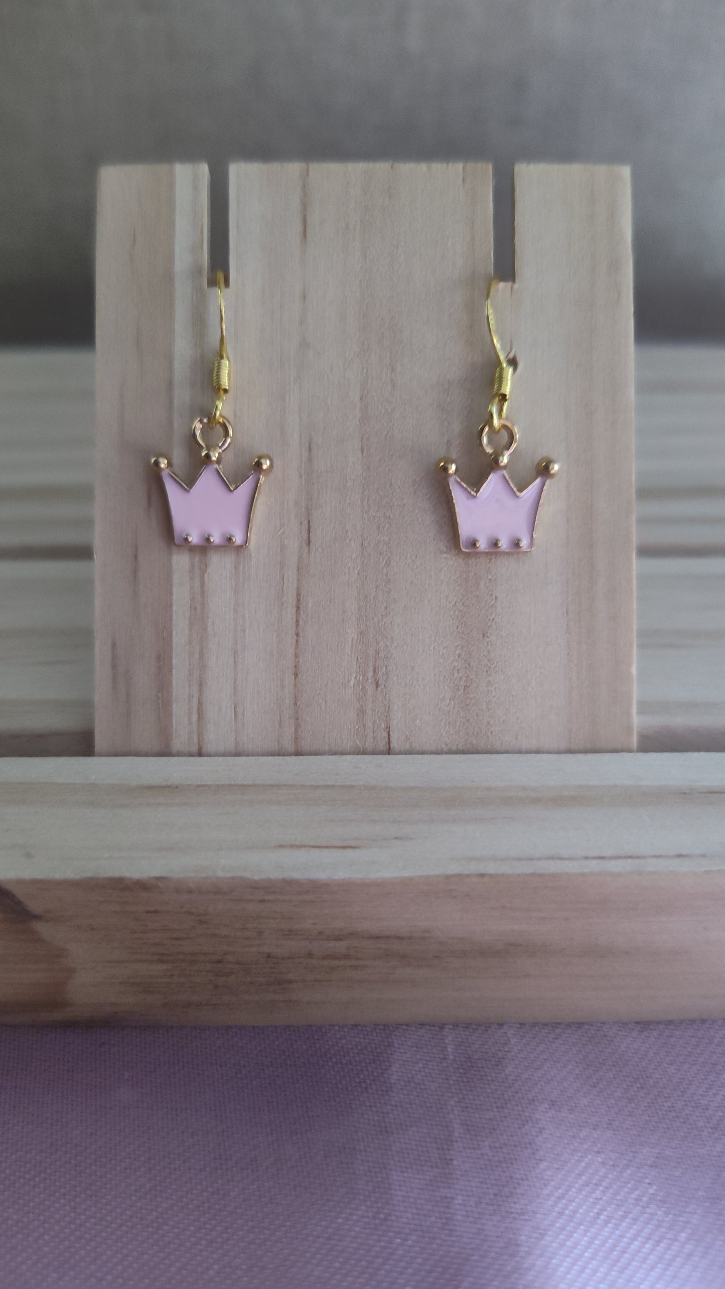 Mini Crown Earrings- CLEARANCE