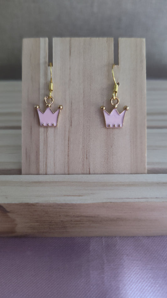 Mini Crown Earrings- CLEARANCE