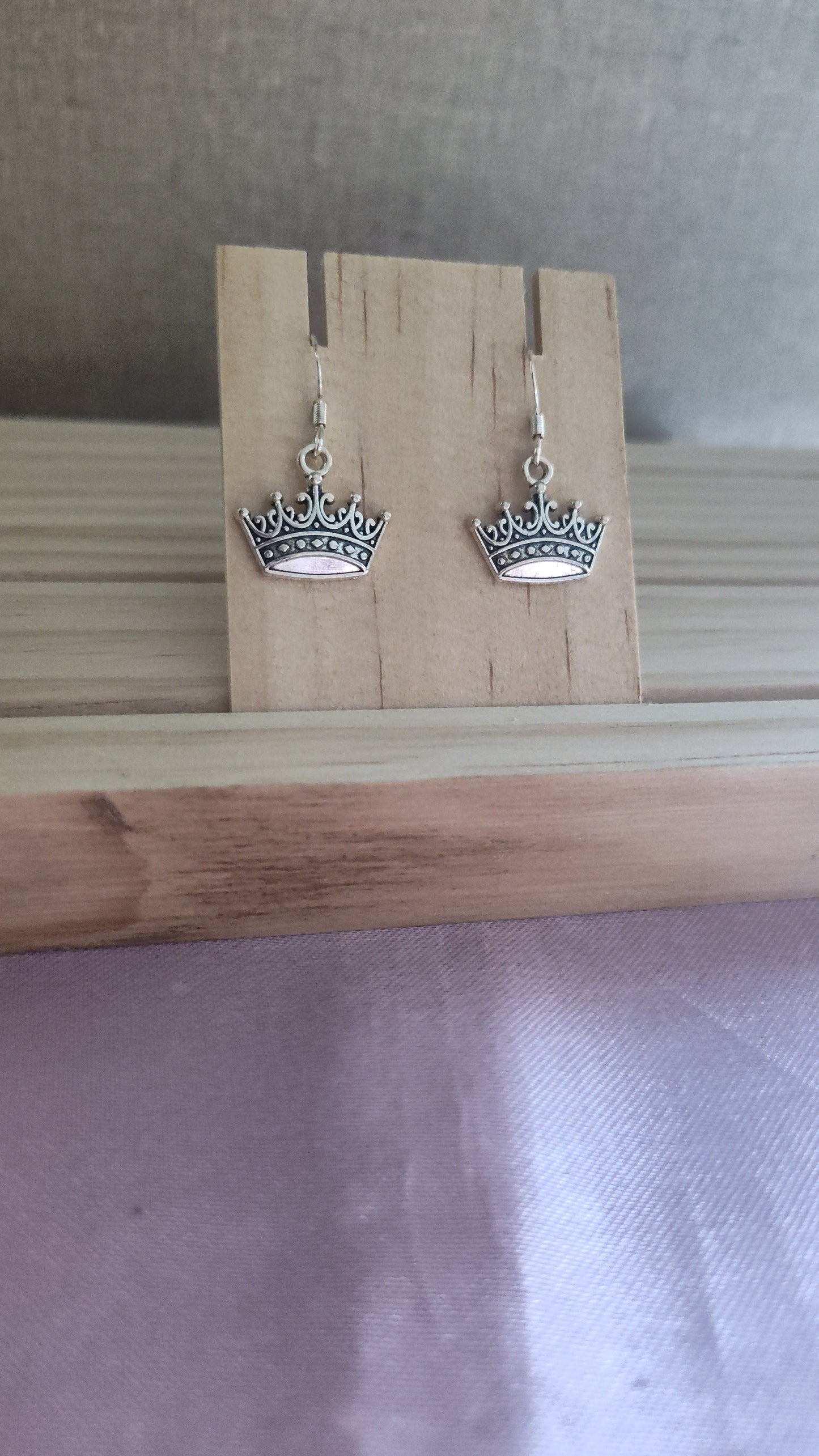 Crown Earrings- CLEARANCE