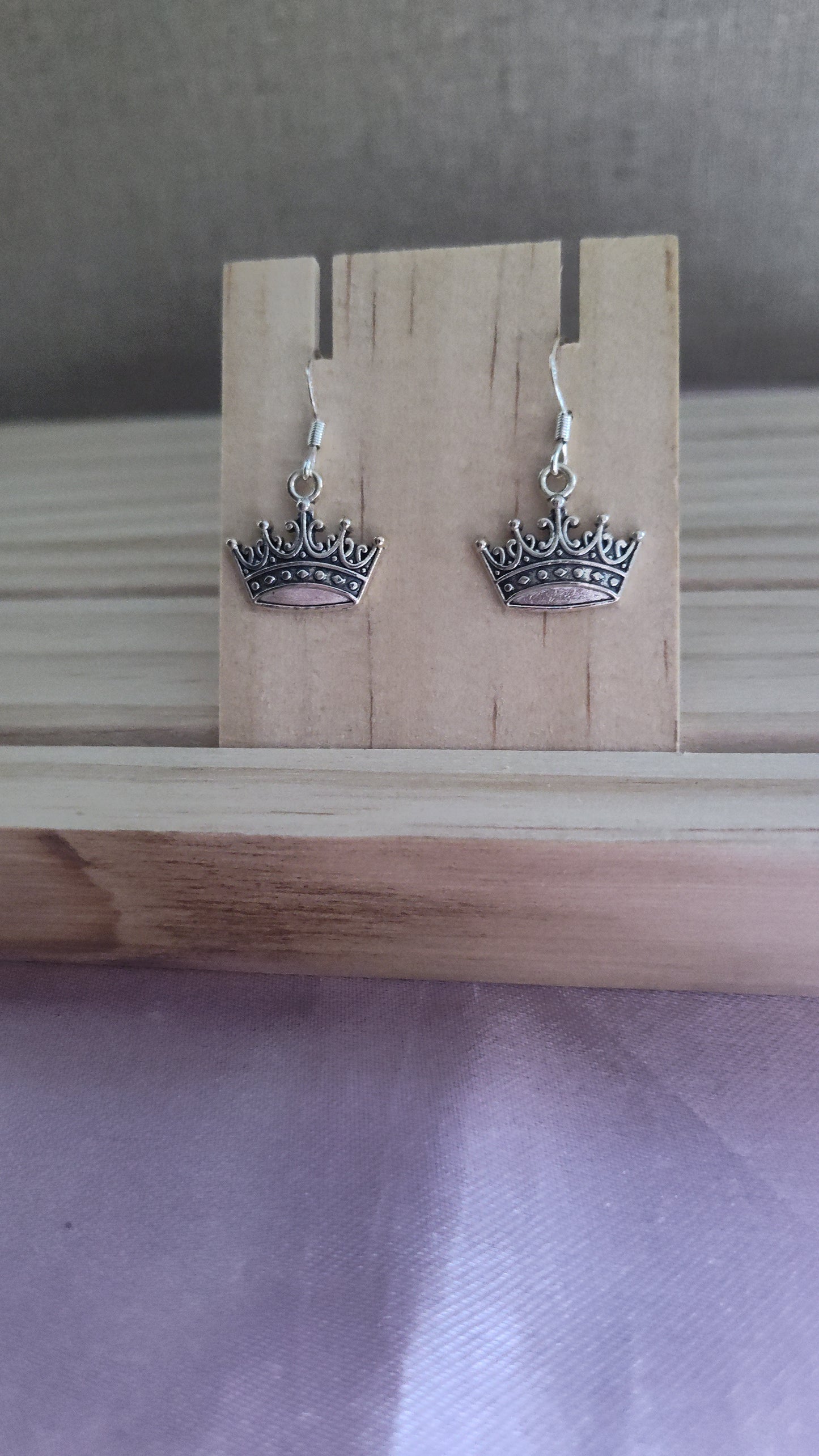 Crown Earrings- CLEARANCE