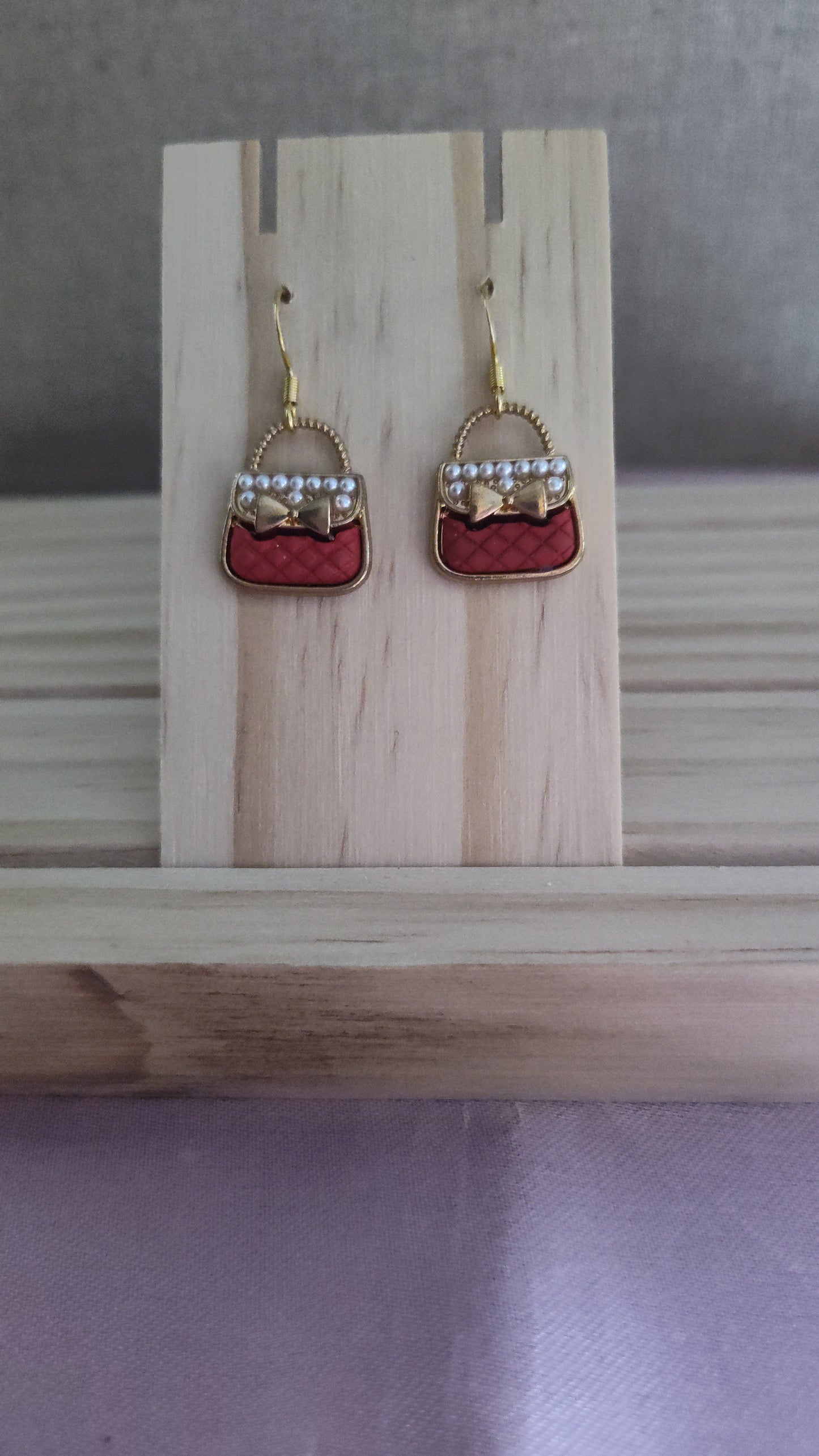 Cute Purse Earrings-CLEARANCE