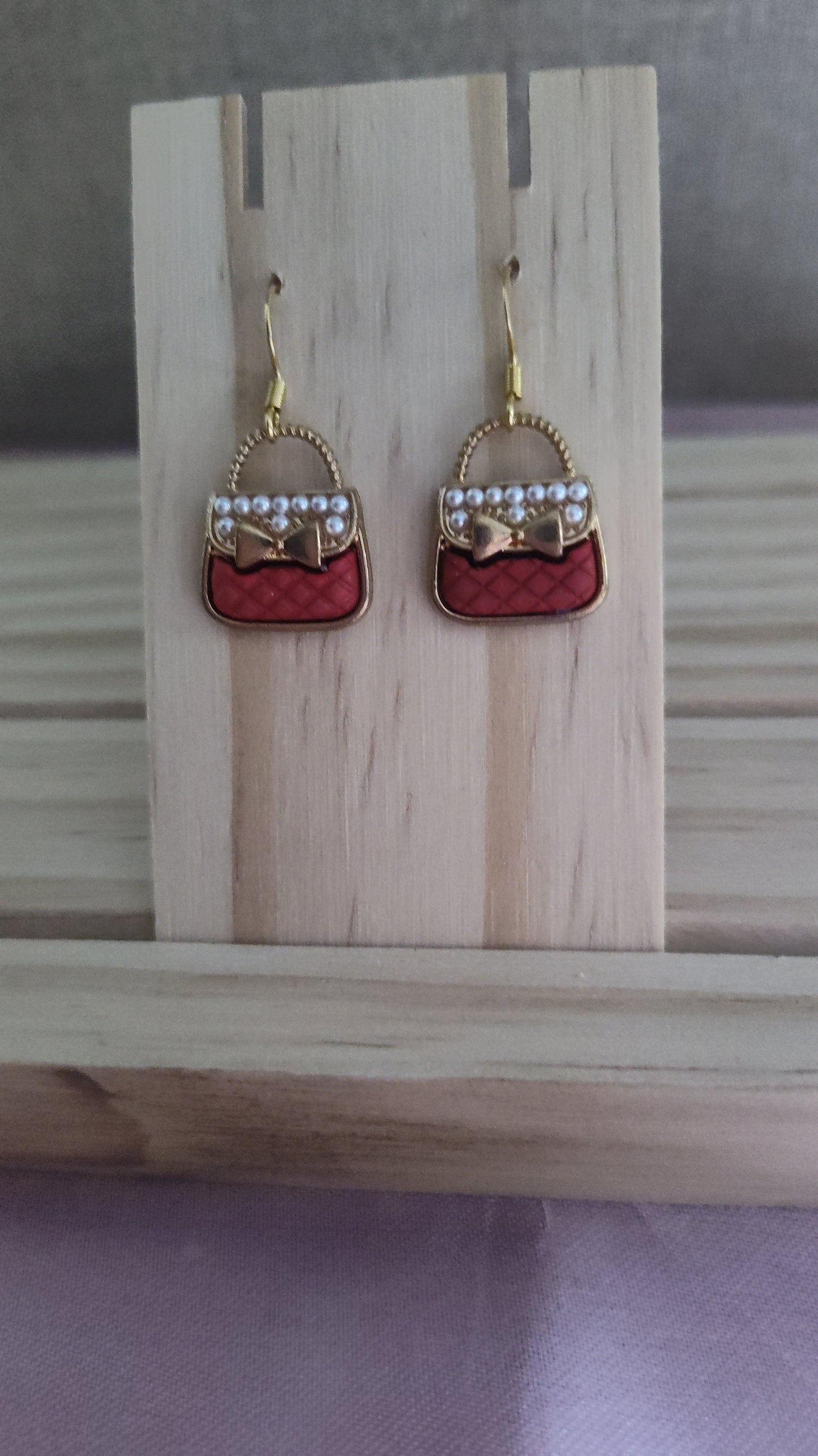 Cute Purse Earrings-CLEARANCE