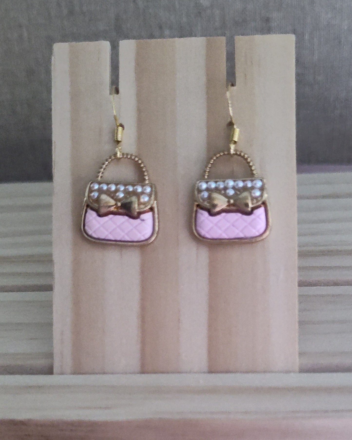 Purse Earrings- CLEARANCE