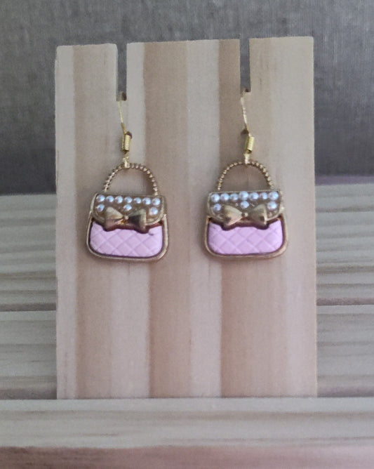 Purse Earrings- CLEARANCE