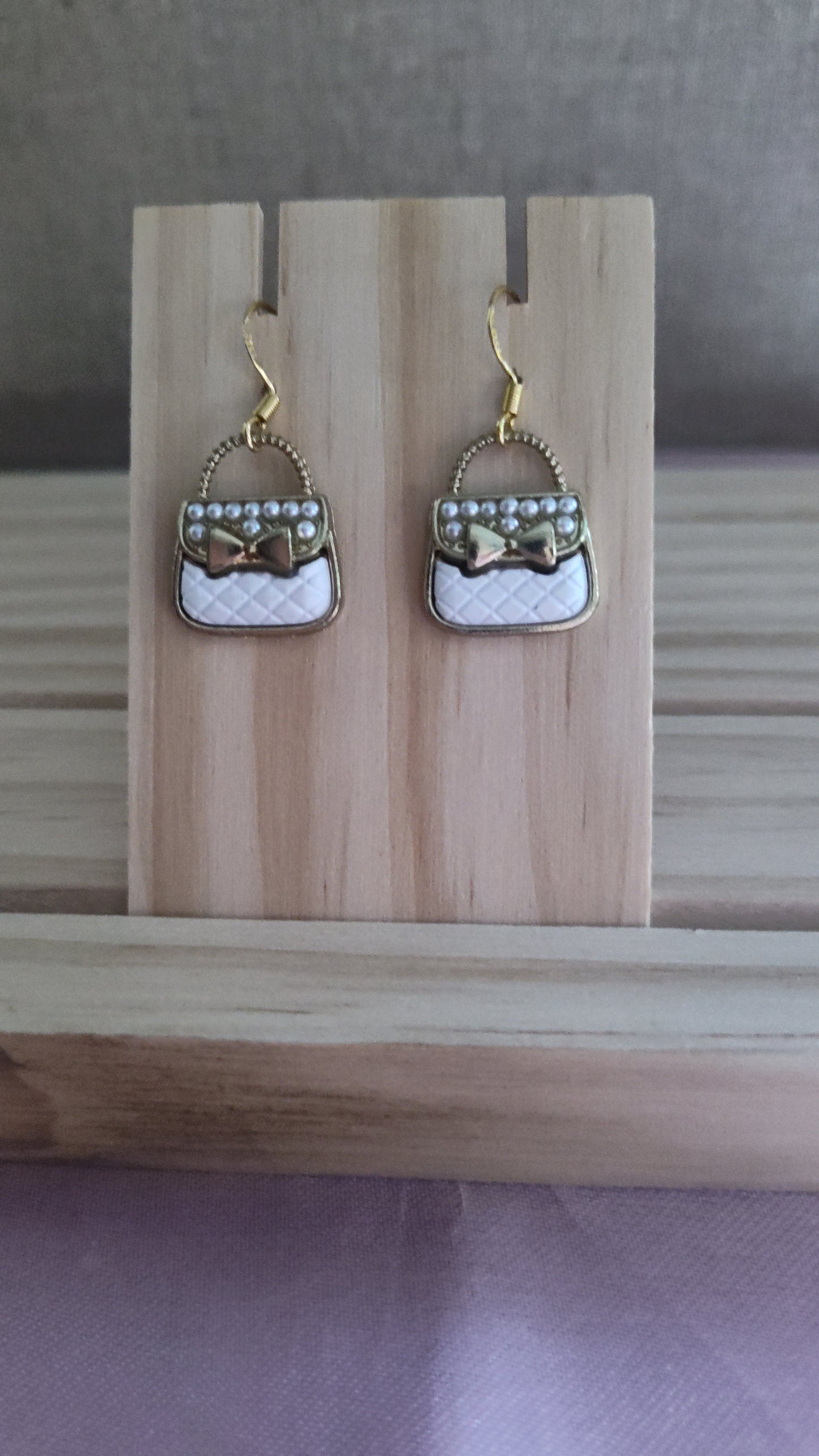 Purse Earrings- CLEARANCE