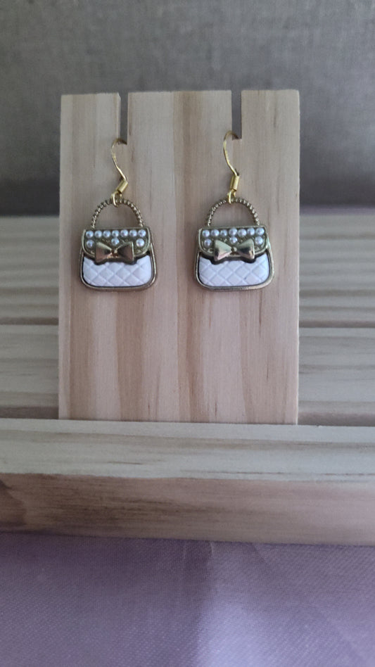 Purse Earrings- CLEARANCE