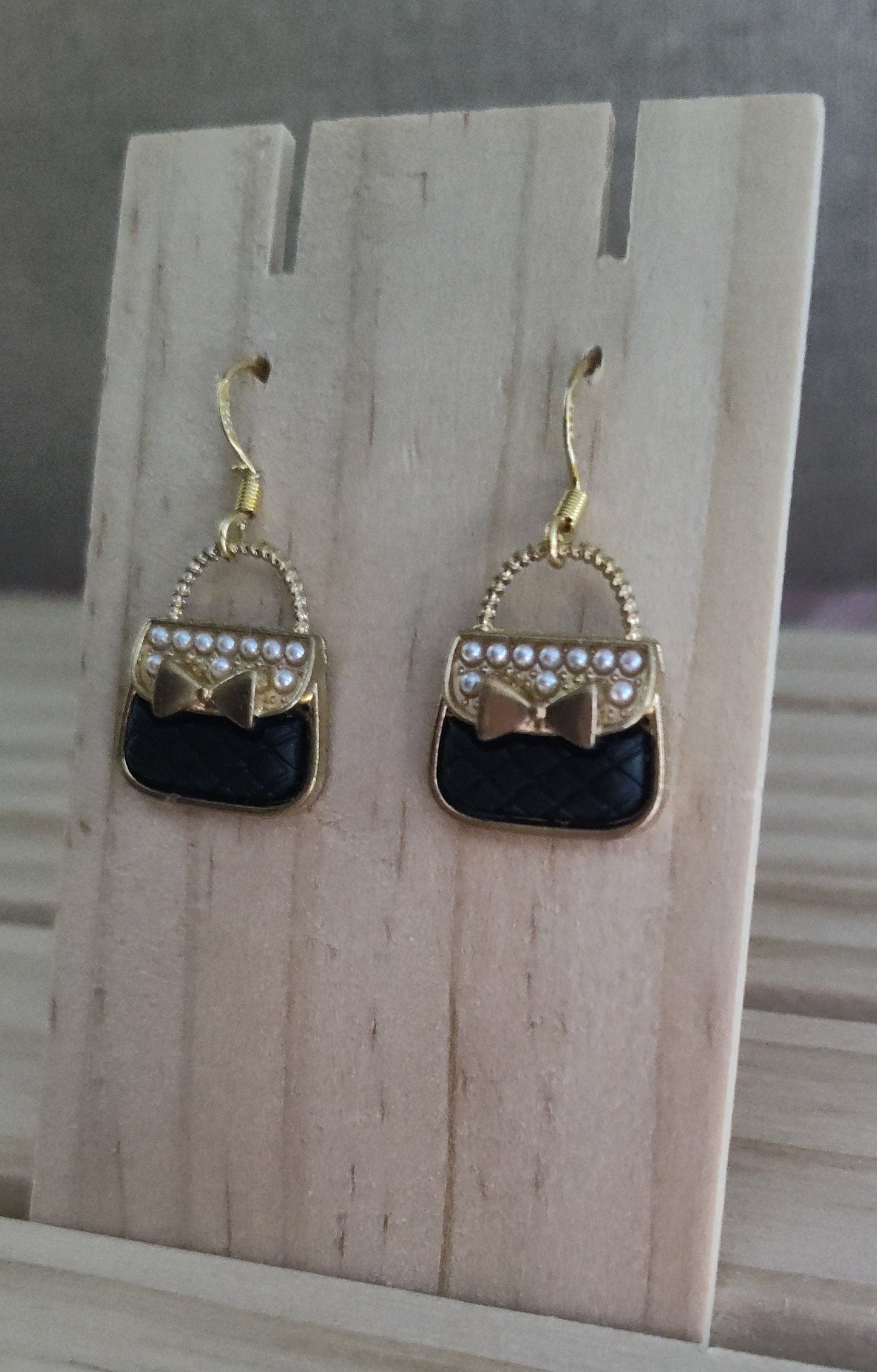 Purse Earrings- CLEARANCE