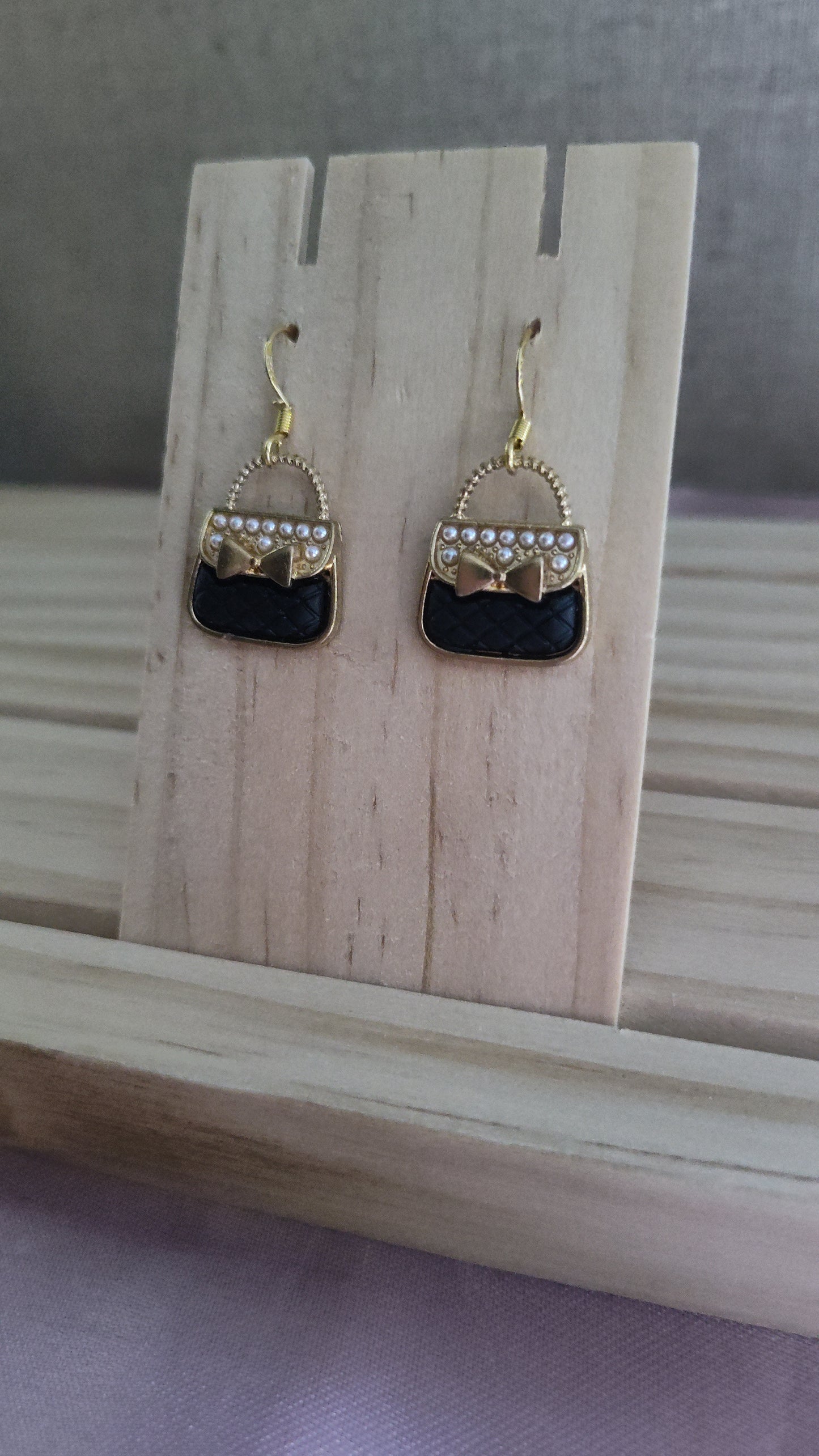 Purse Earrings- CLEARANCE