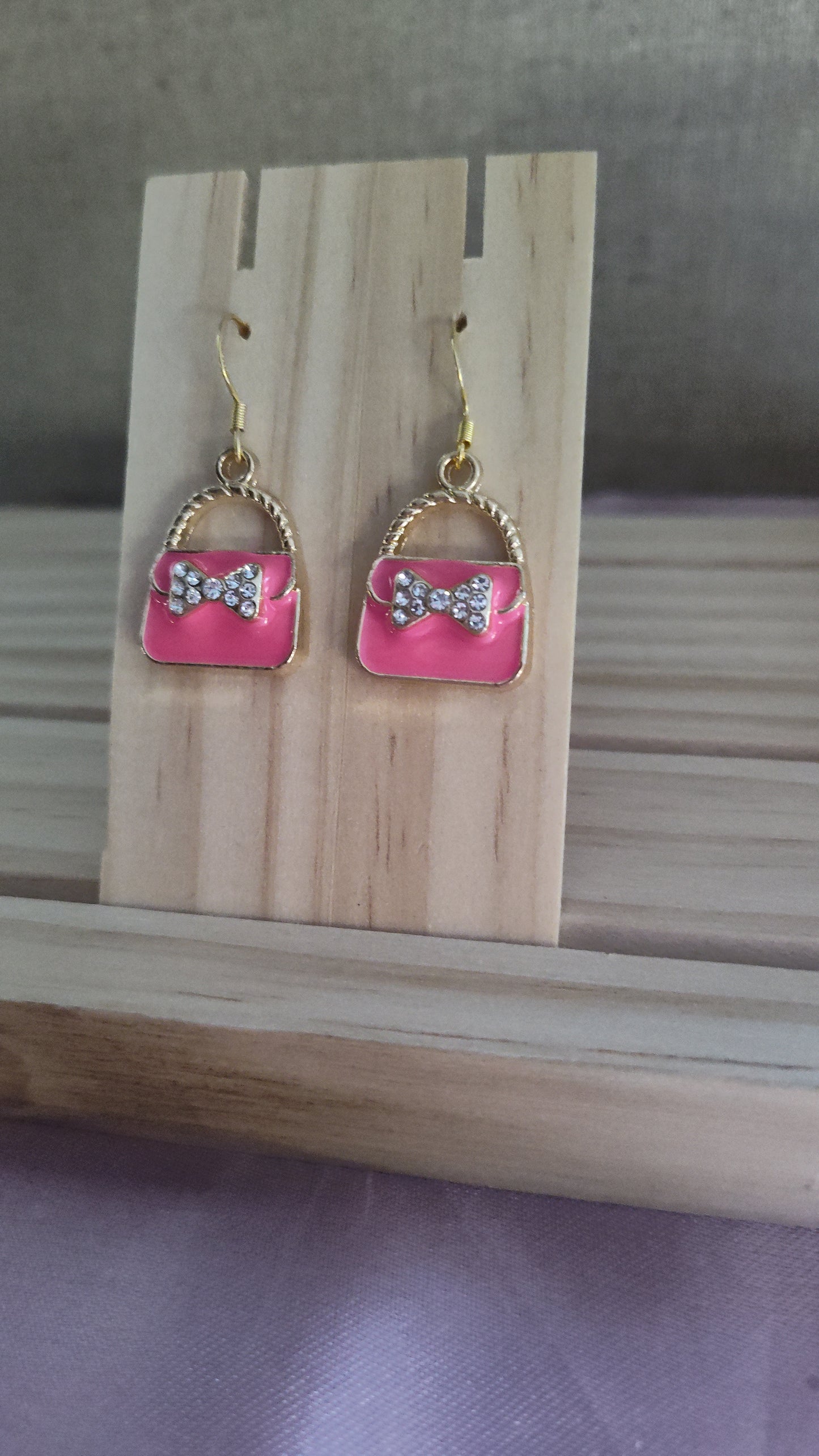 Purse Earrings- CLEARANCE