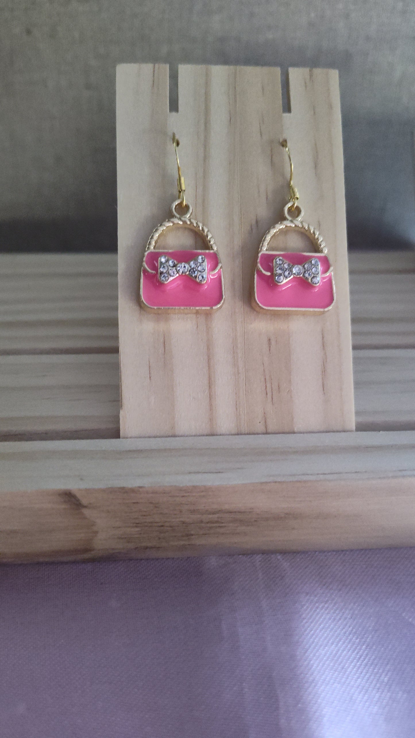 Purse Earrings- CLEARANCE