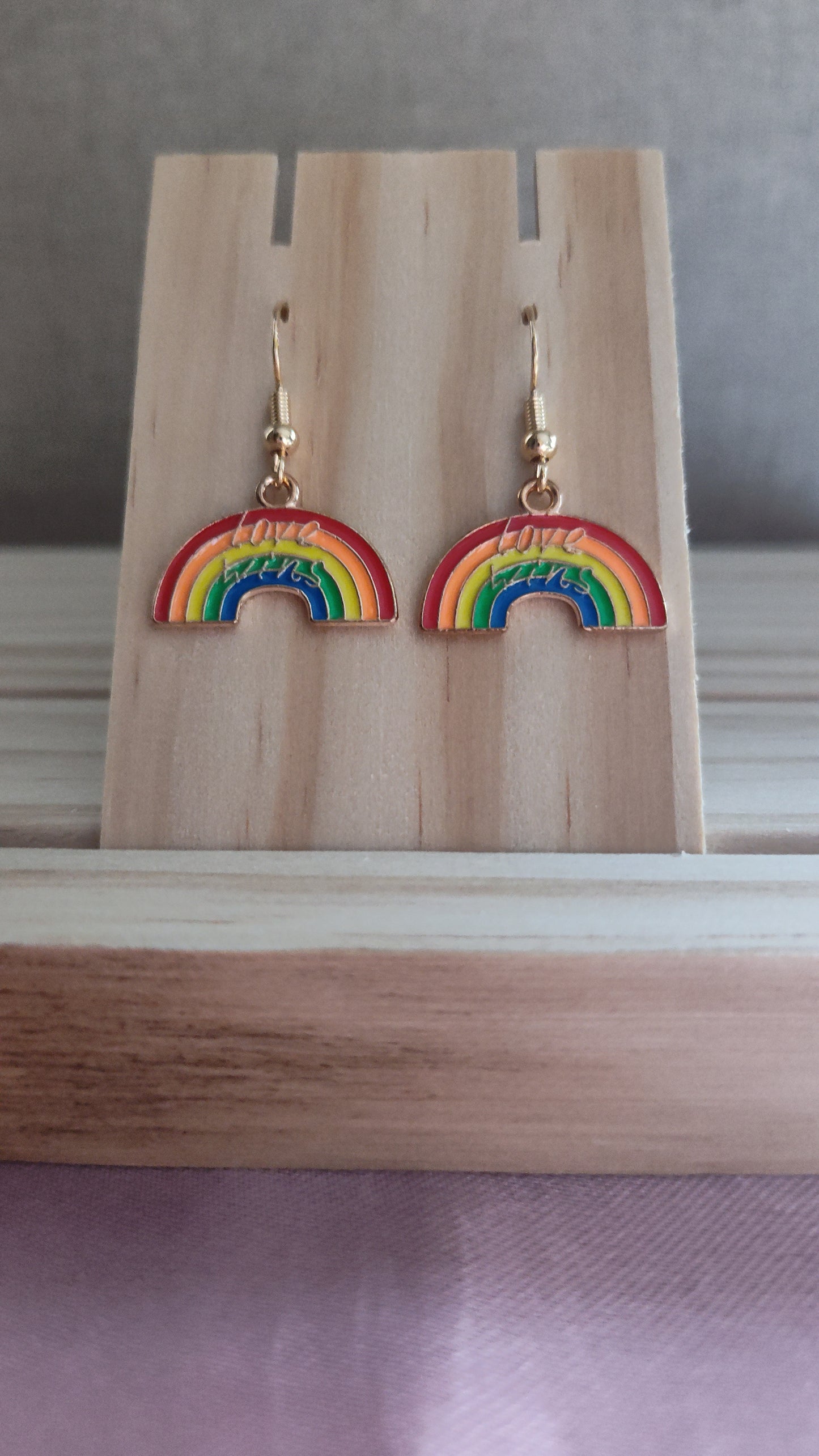 Pride Rainbow Earrings-CLEARANCE