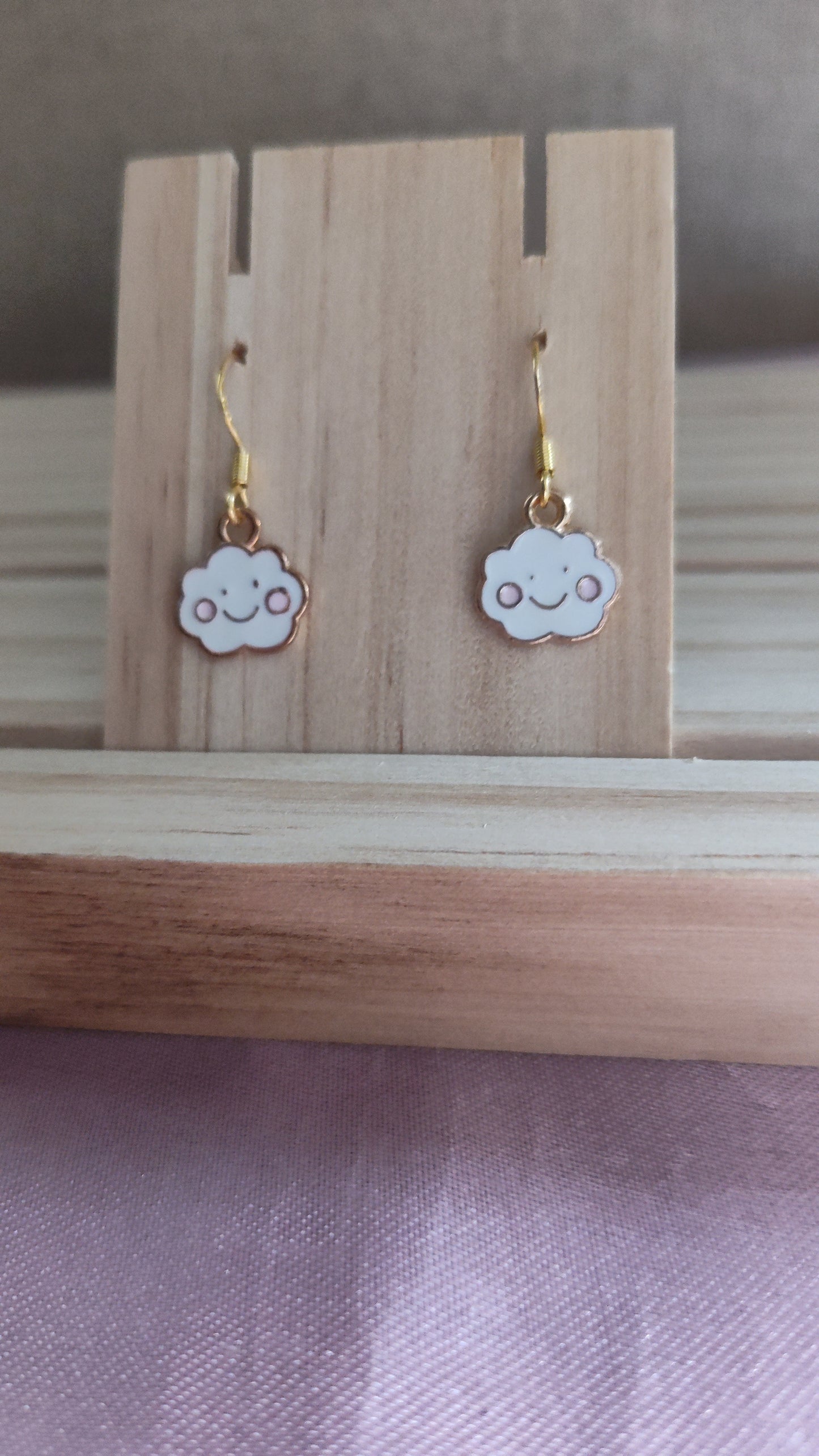 Mini Cloud Earrings- CLEARANCE- Discontinued item