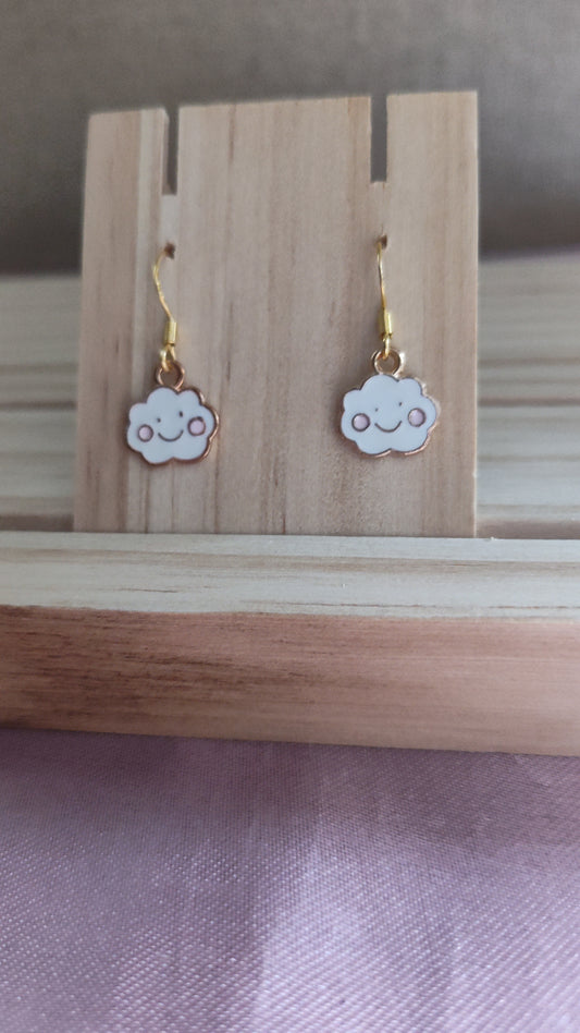 Mini Cloud Earrings- CLEARANCE- Discontinued item