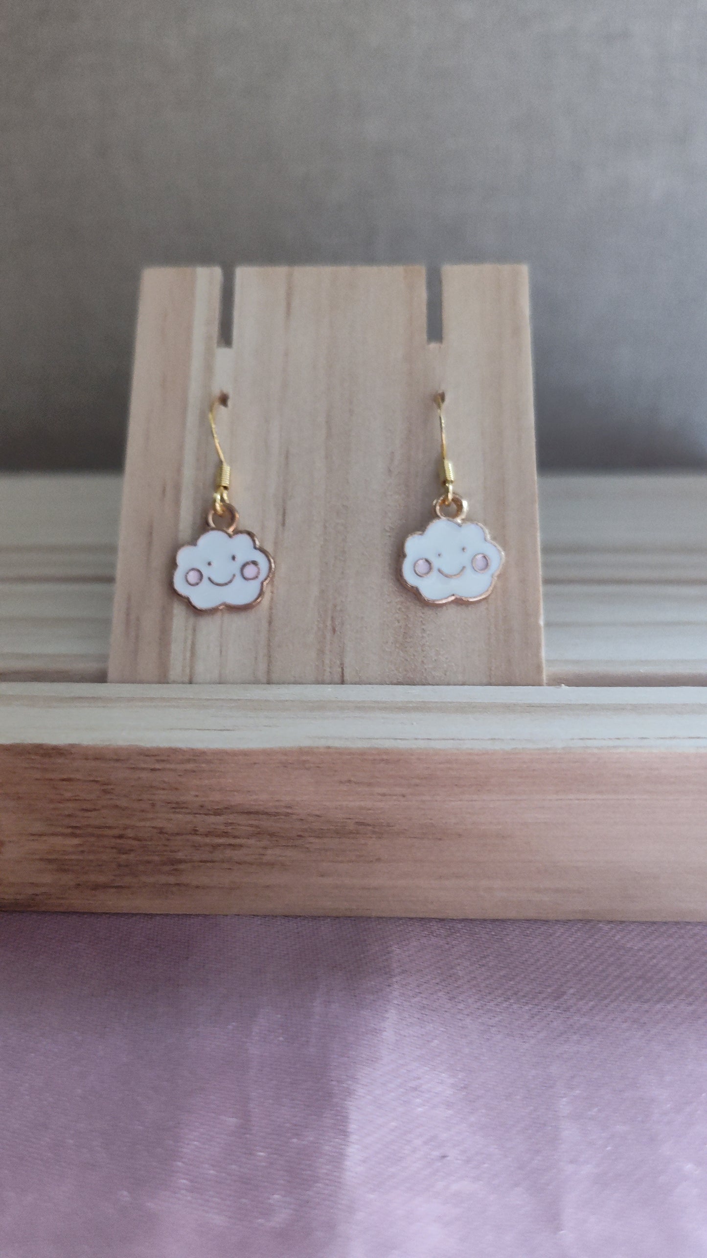 Mini Cloud Earrings- CLEARANCE- Discontinued item