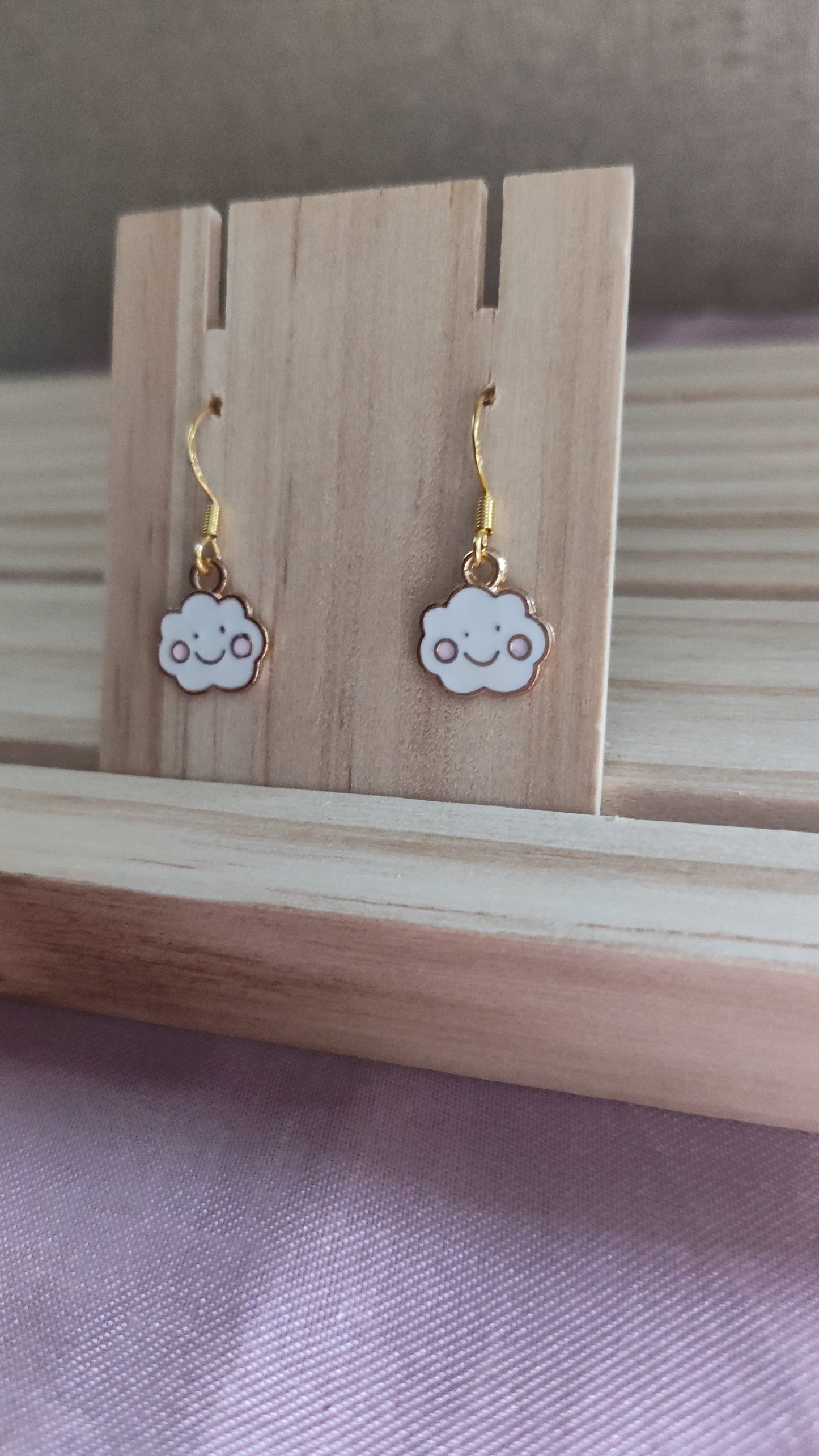 Mini Cloud Earrings- CLEARANCE- Discontinued item