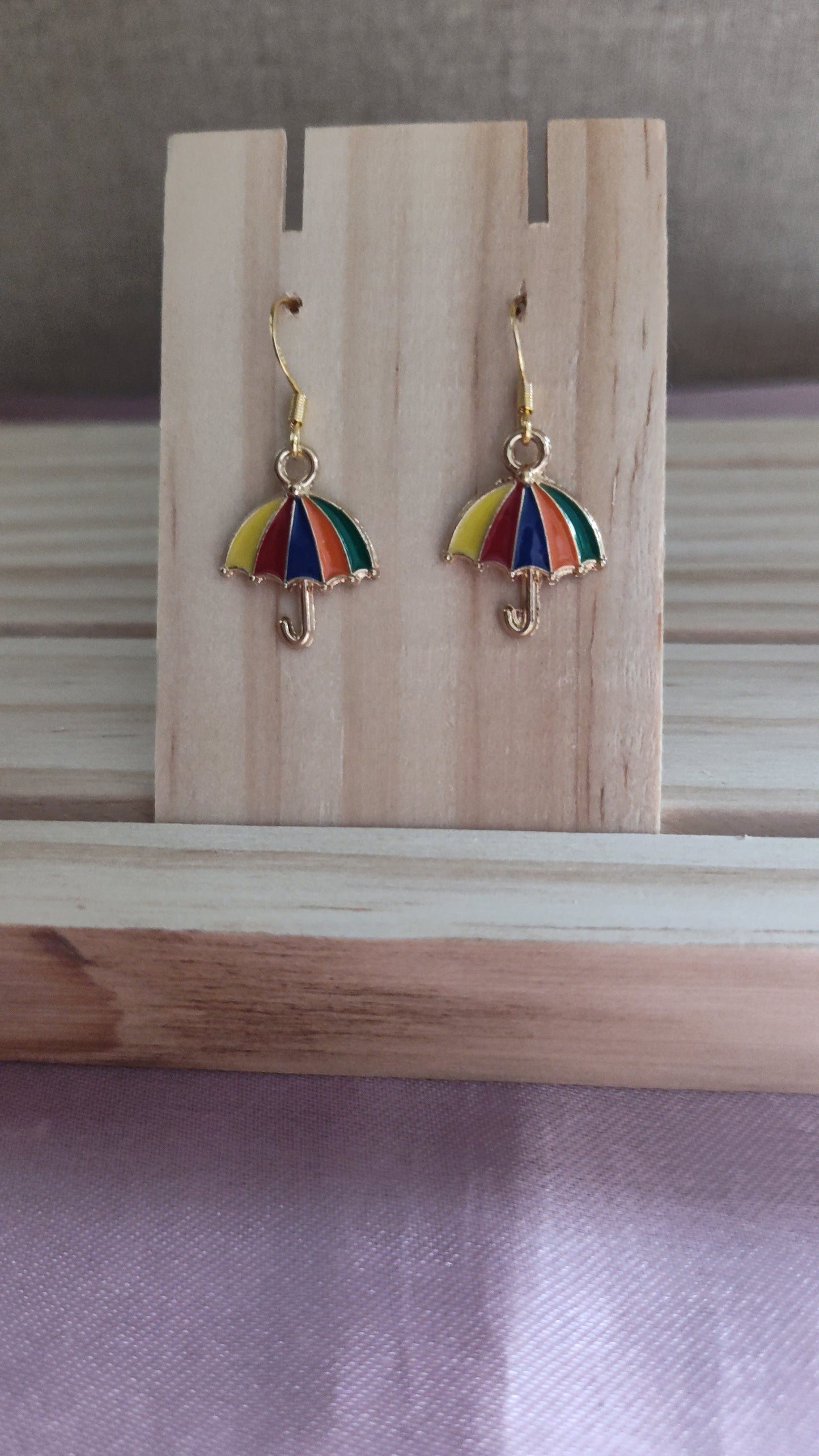 Cute Umbrella Earrings- CLEARANCE- Discontinued item