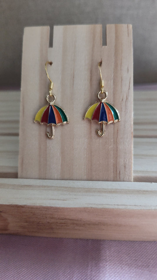 Cute Umbrella Earrings- CLEARANCE- Discontinued item