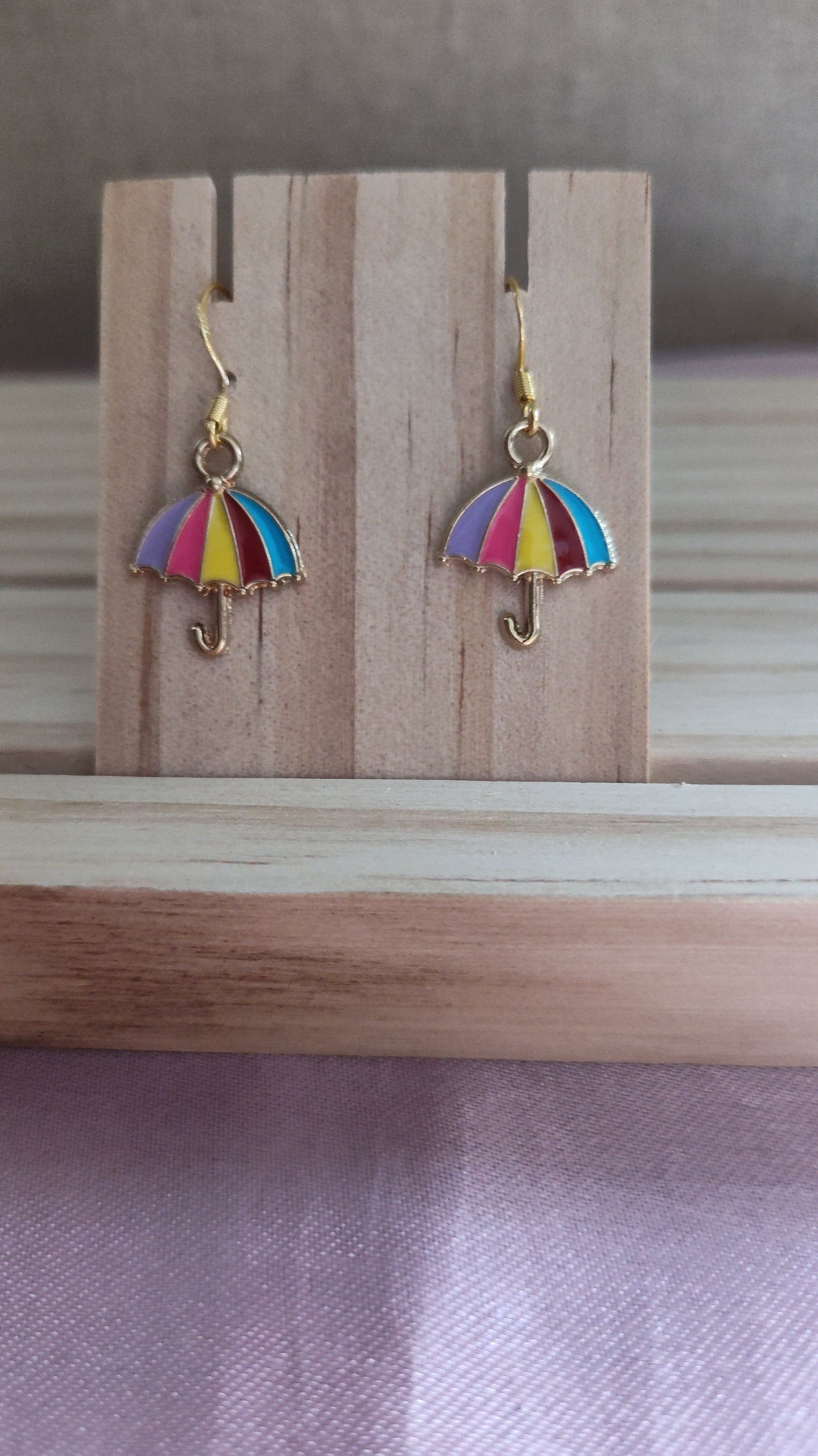 Cute Umbrella Earrings- CLEARANCE- Discontinued item