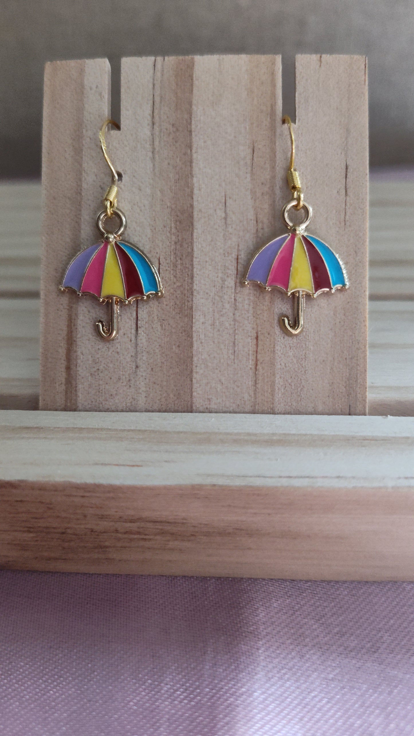 Cute Umbrella Earrings- CLEARANCE- Discontinued item