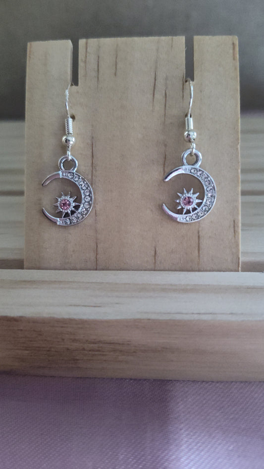 Moon Earrings- SALE- Discontinued item