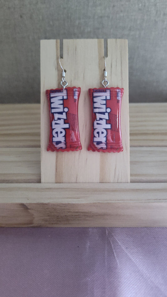Twizzlers Earrings- CLEARANCE- Discontinued item