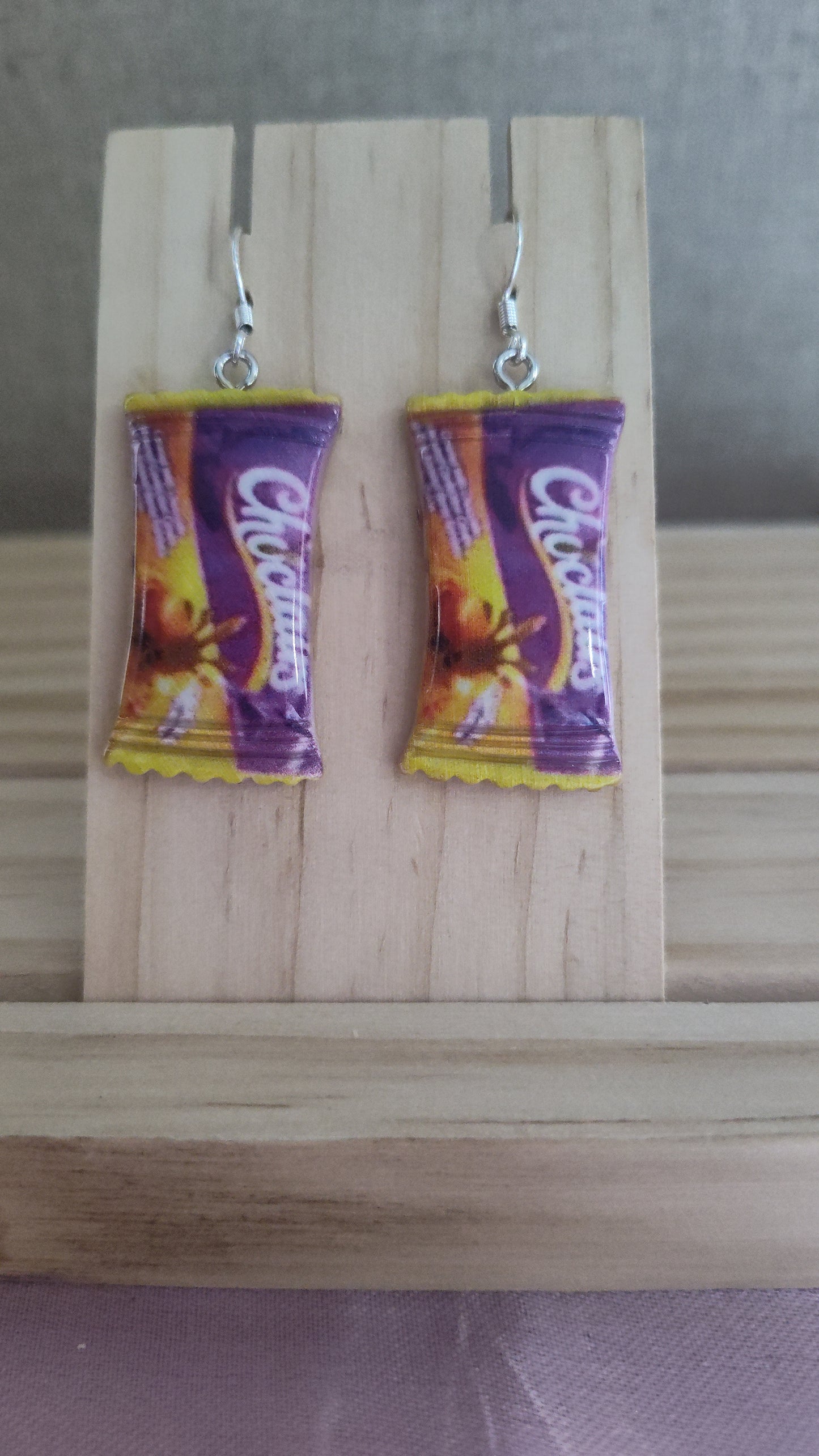 Choclairs Candy Earrings- CLEARANCE- Discontinued item