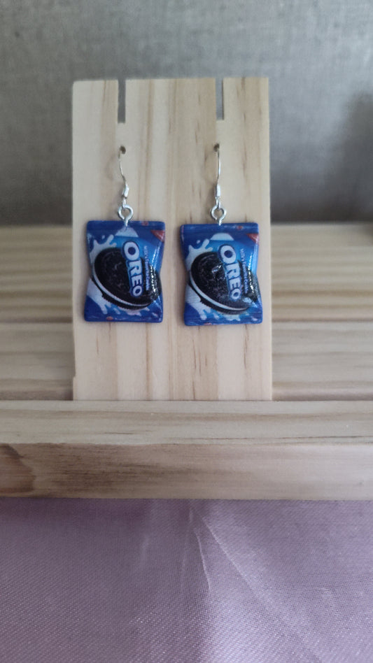 Oreo Cookie Earrings- CLEARANCE