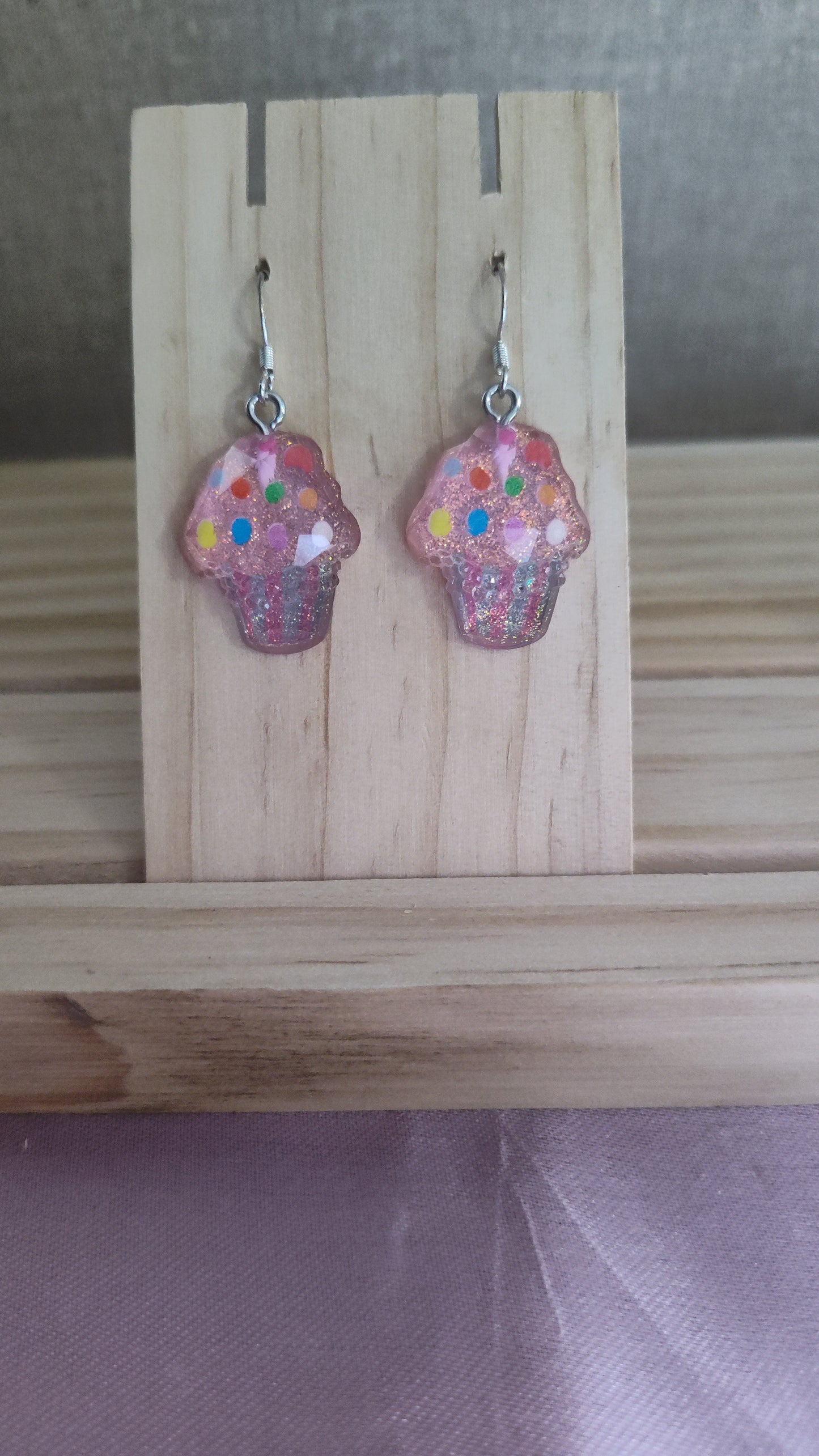 Cupcake Earrings- CLEARANCE- Discontinued item