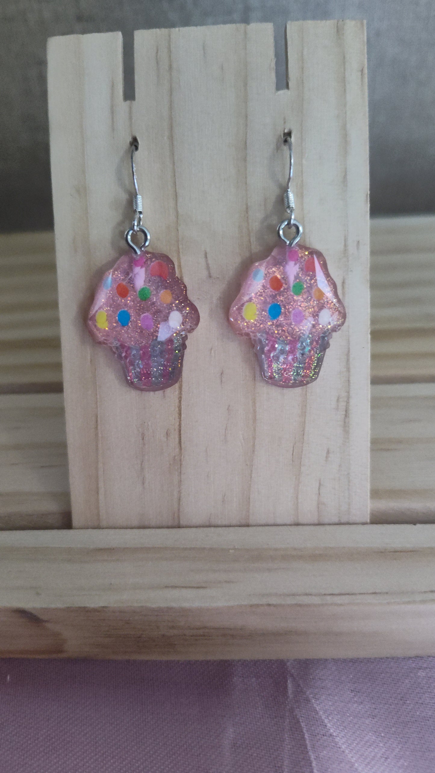Cupcake Earrings- CLEARANCE- Discontinued item