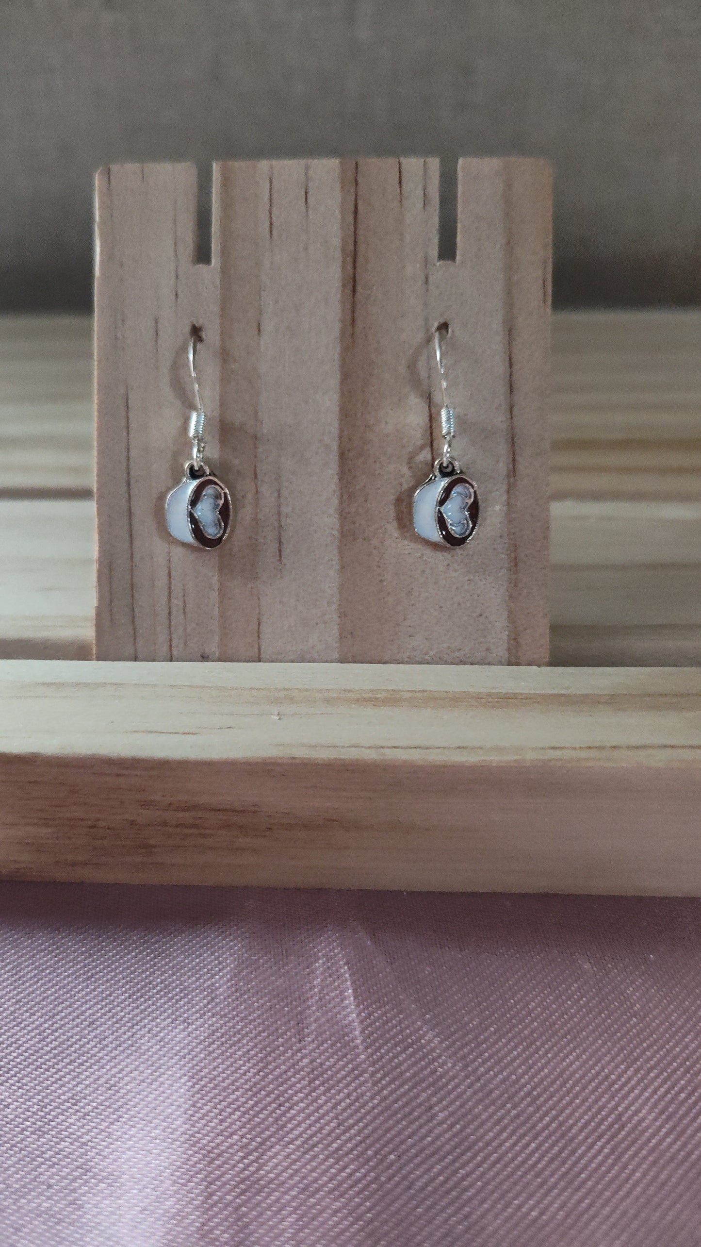 Mini Coffee Cup Earrings- CLEARANCE- Discontinued item