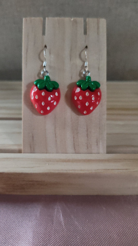 Strawberry Earrings- CLEARANCE