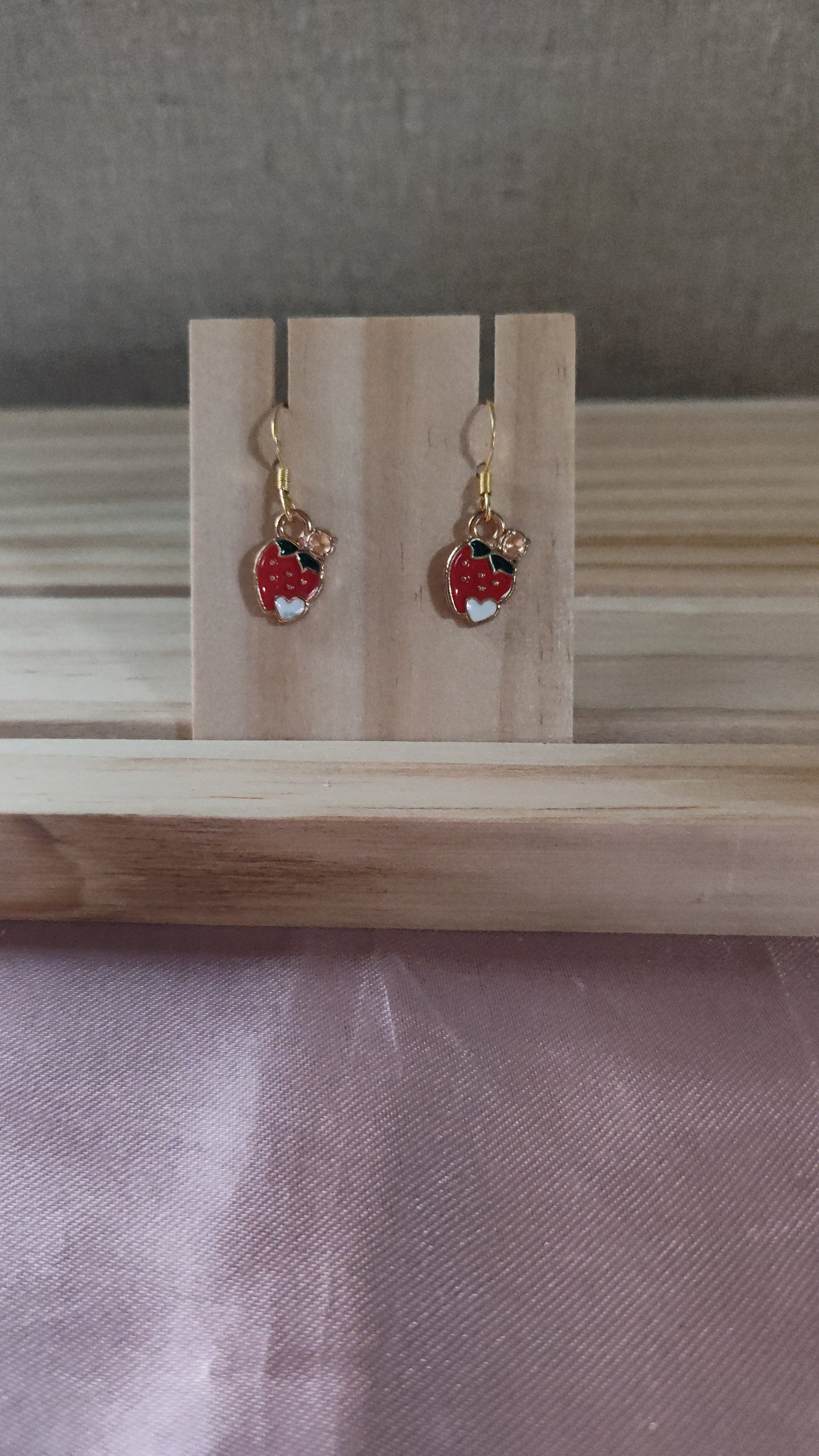 Strawberry Earrings- CLEARANCE- Discontinued item