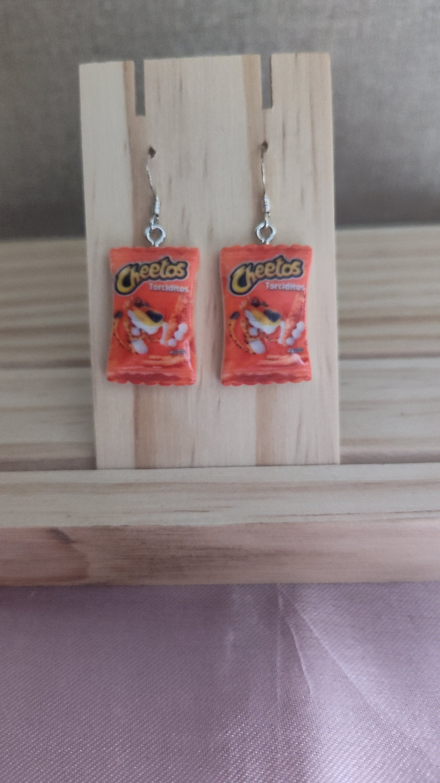 Cheetos Earrings- CLEARANCE