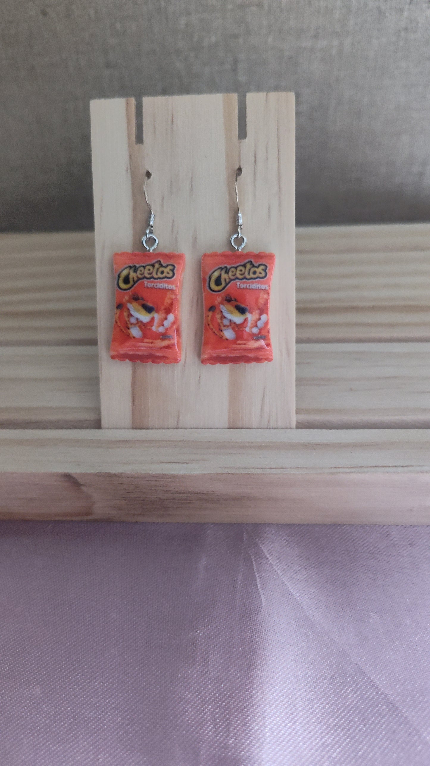Cheetos Earrings- CLEARANCE