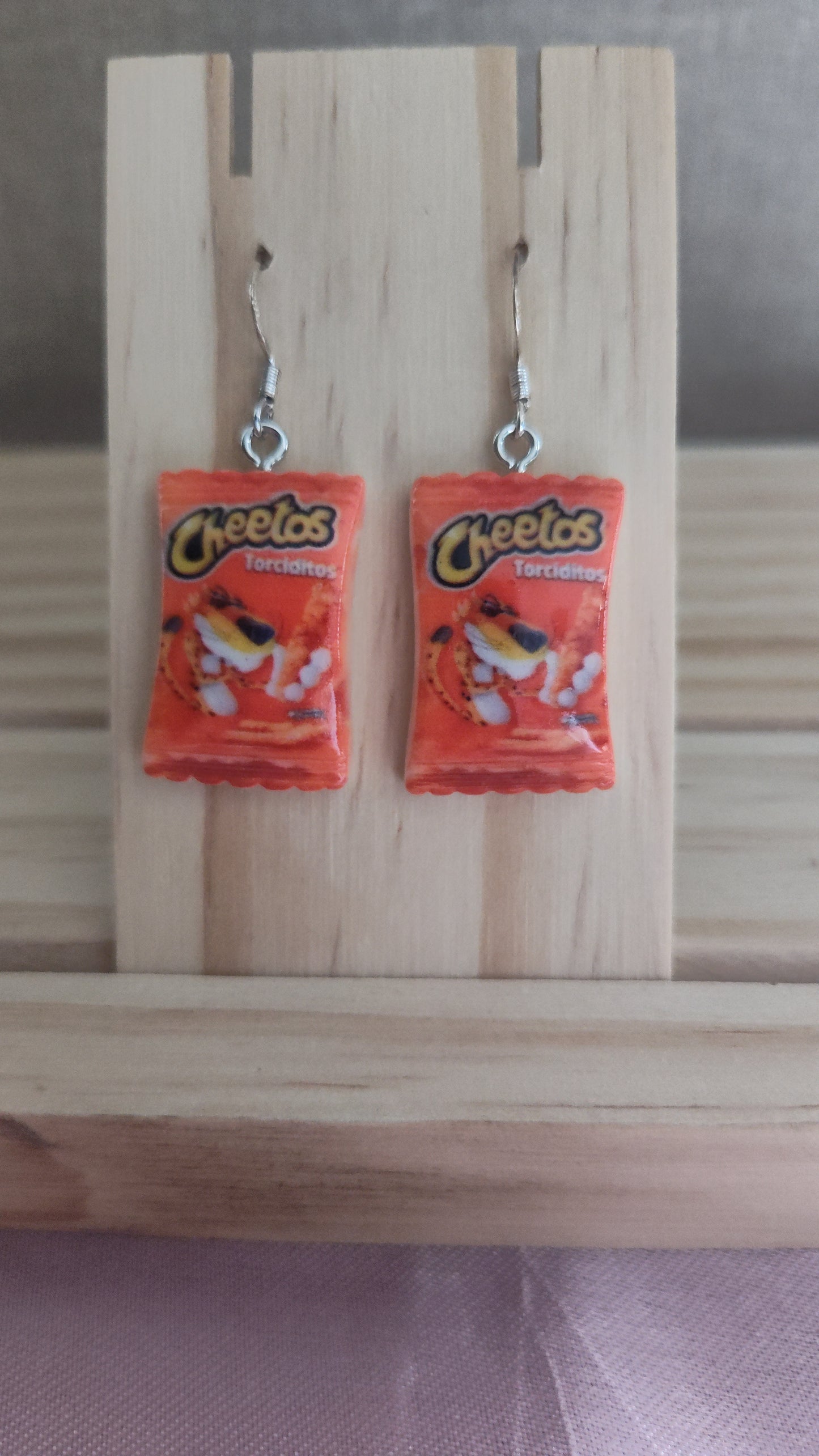 Cheetos Earrings- CLEARANCE