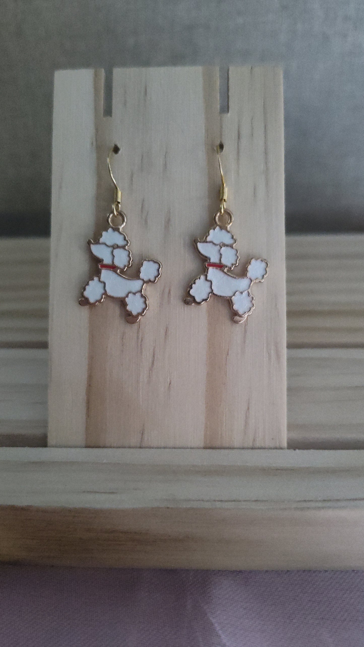 Poodle Earrings- CLEARANCE