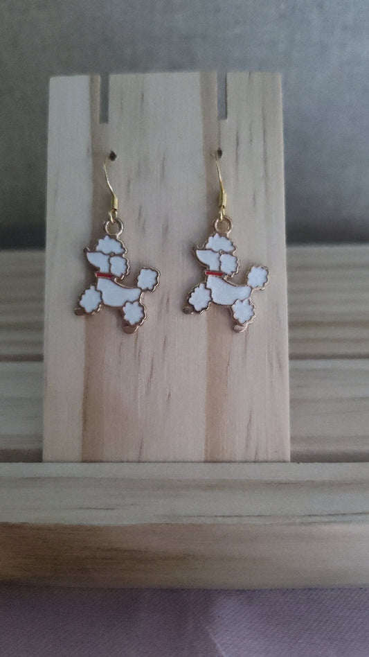 Poodle Earrings- CLEARANCE