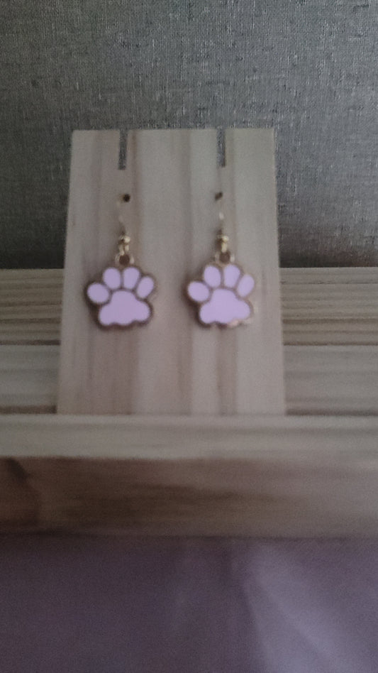 Paw Print Earrings