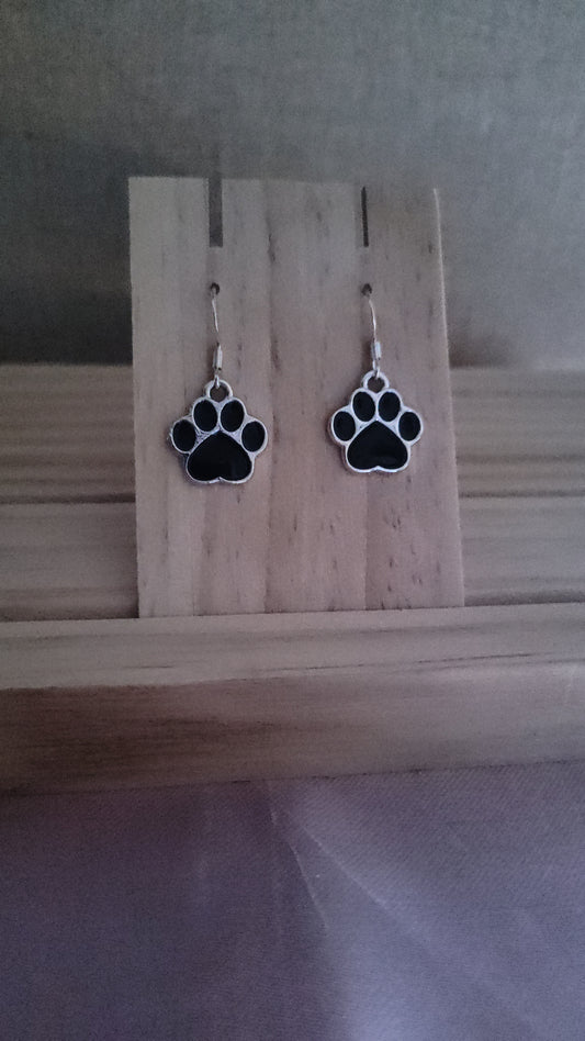 Paw Print Earrings