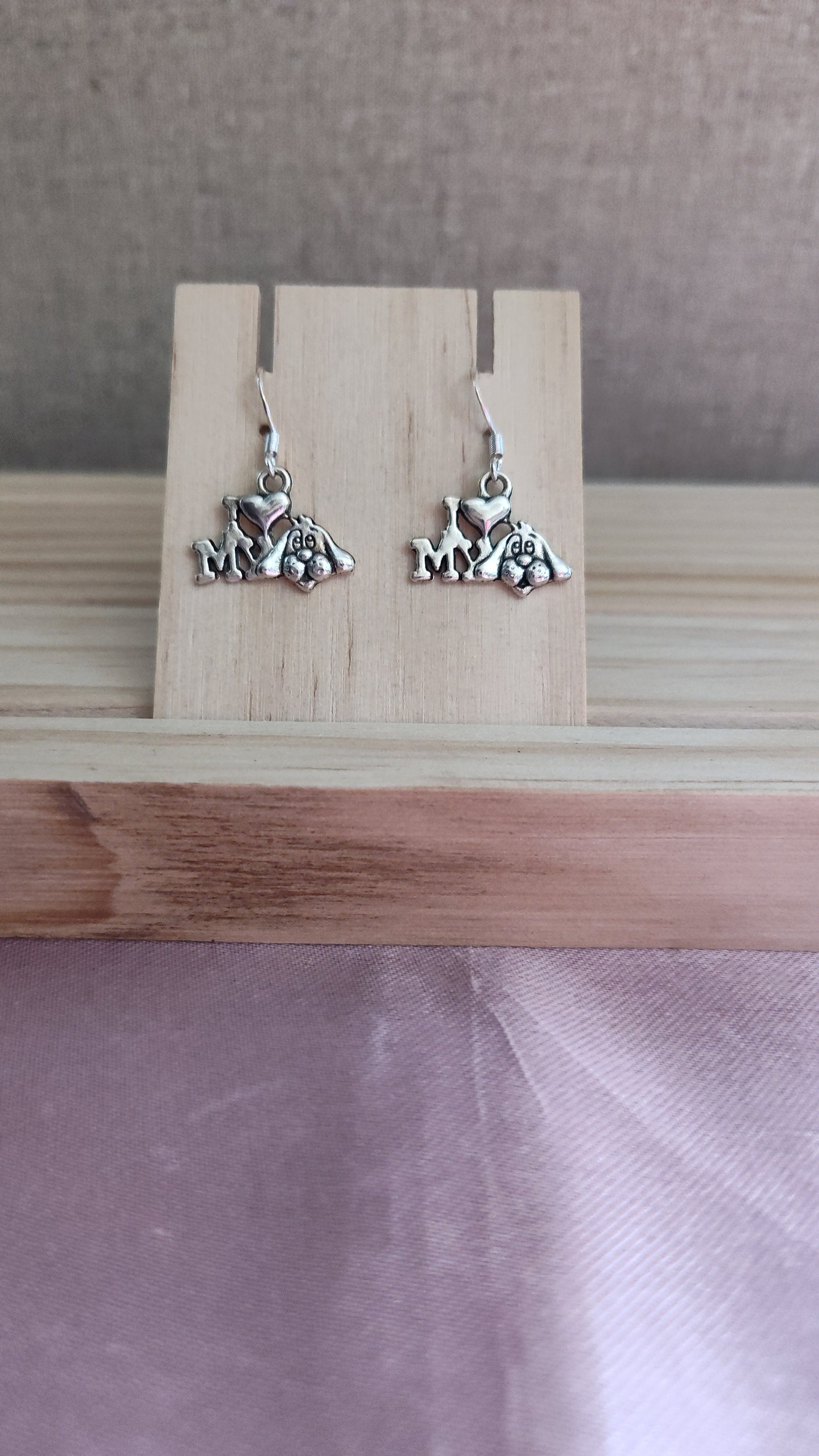 Love My Dog Earrings- CLEARANCE